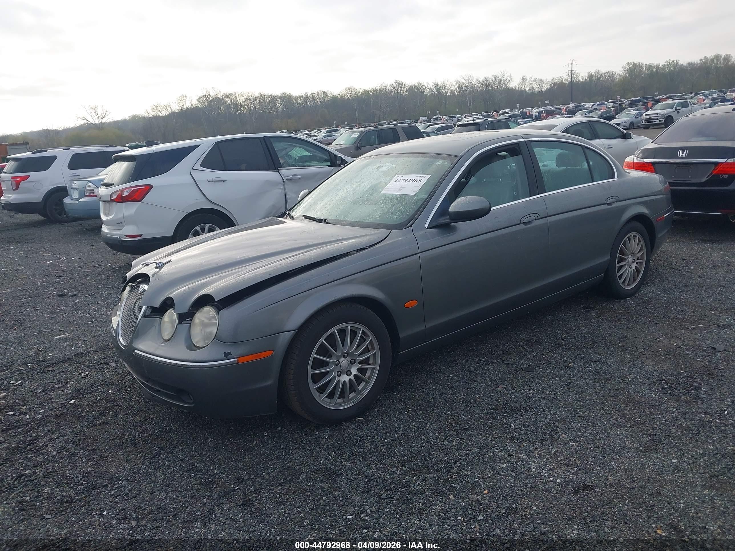 2006 Jaguar S-type 3.0l V6 Gray vin: SAJWA01A56FN57234