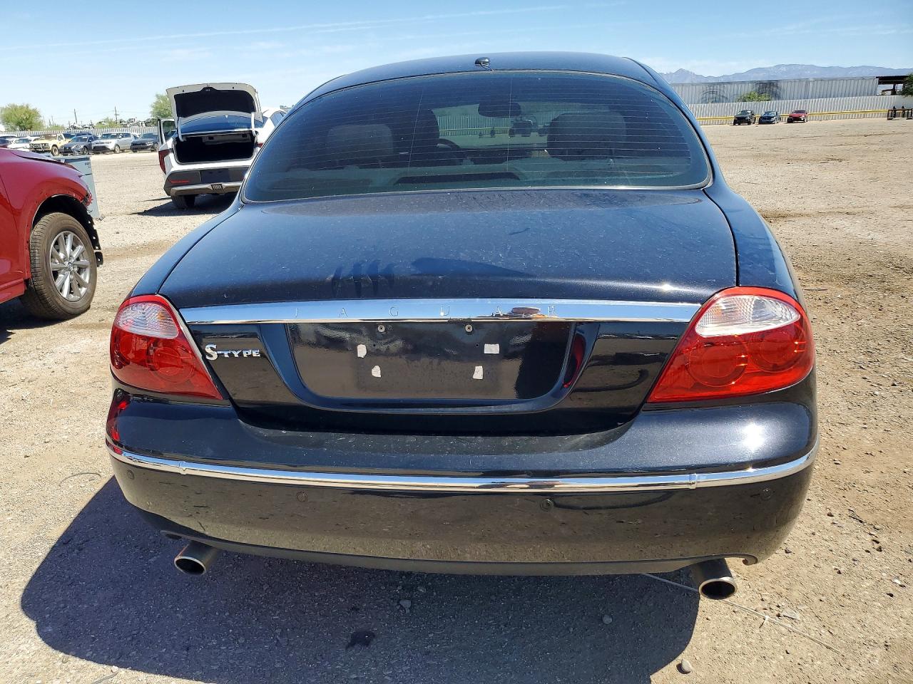 2006 Jaguar S-type Black vin: SAJWA01A56FN68508