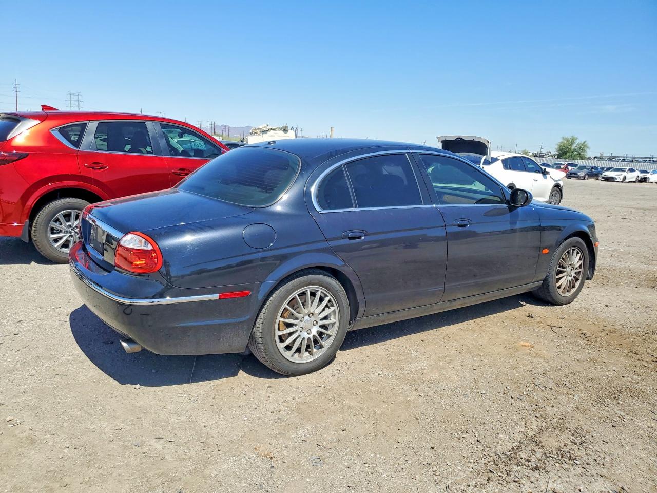 2006 Jaguar S-type Black vin: SAJWA01A56FN68508