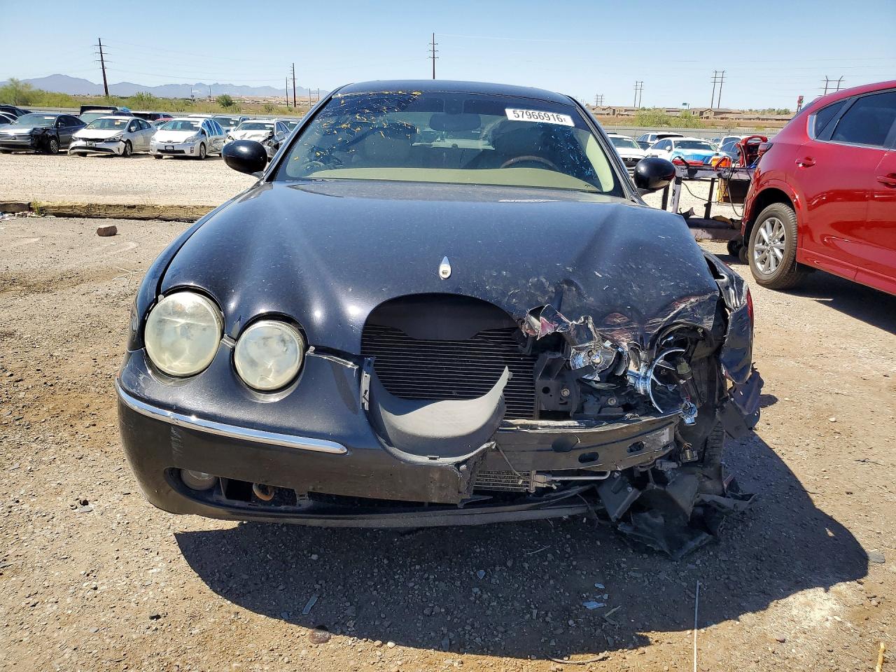 2006 Jaguar S-type Black vin: SAJWA01A56FN68508