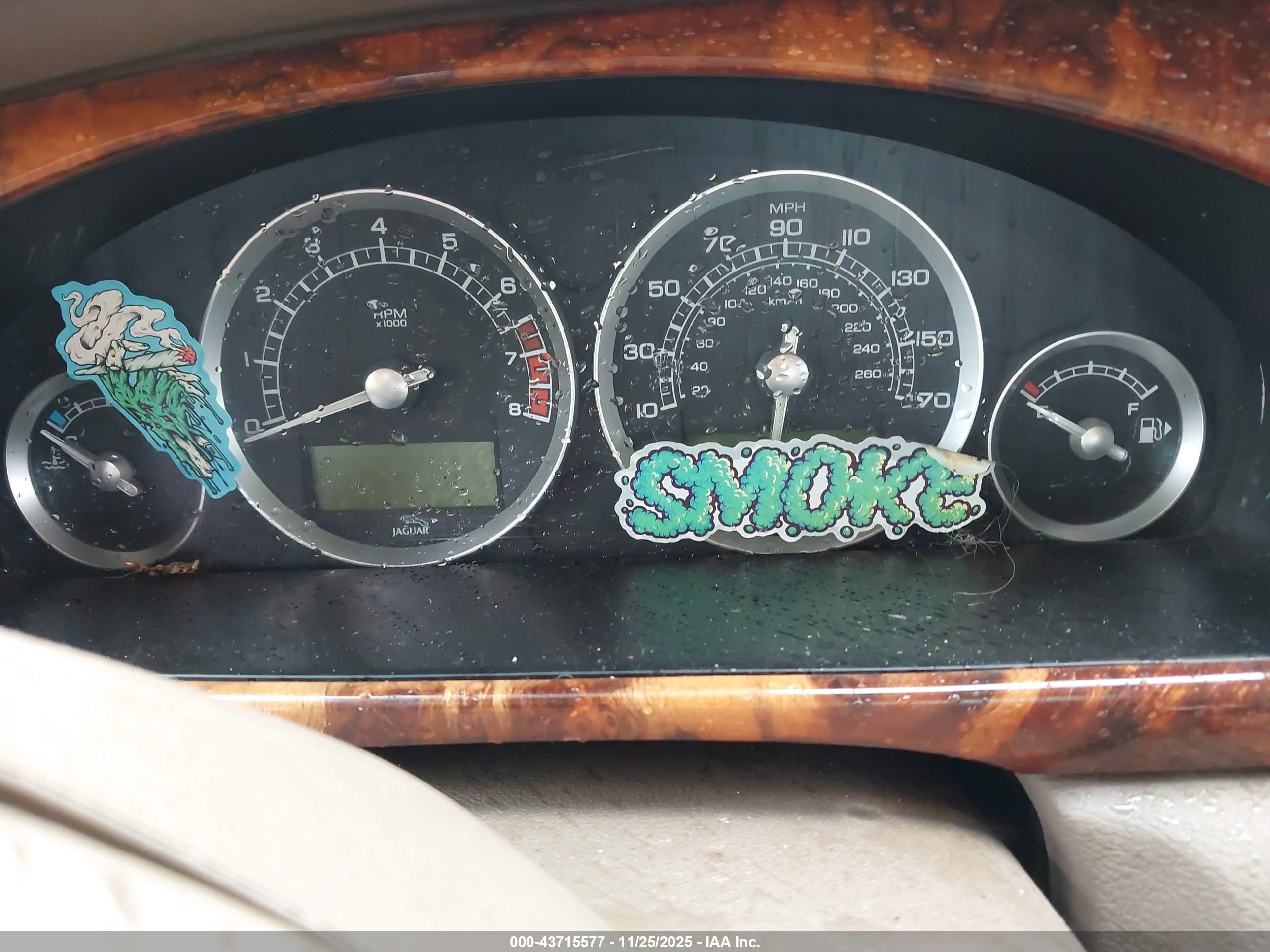 2008 Jaguar S-type 3.0 V6 Green vin: SAJWA01A58FN84274
