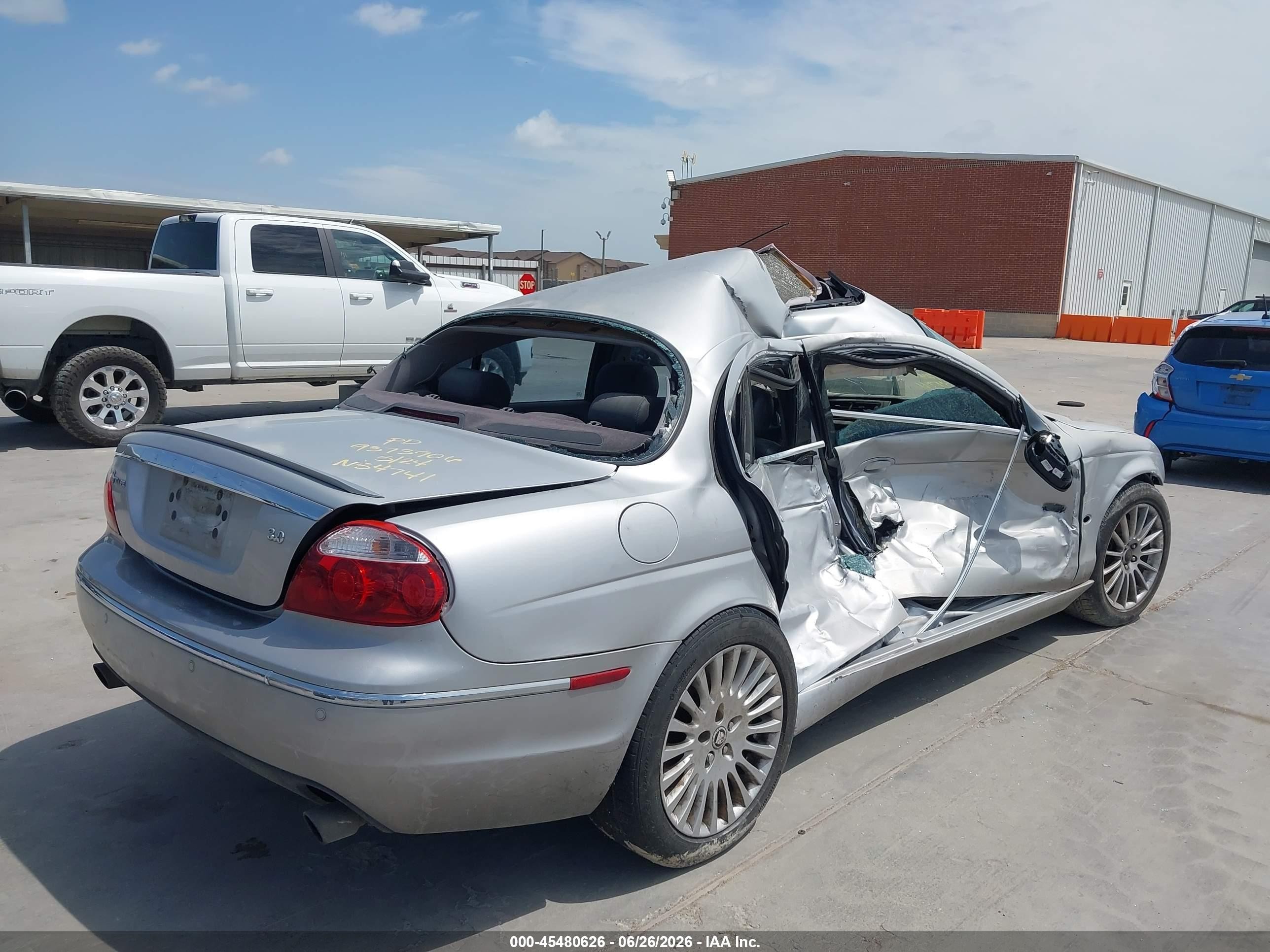 2006 Jaguar S-type 3.0l V6 Silver vin: SAJWA01A76FN54741