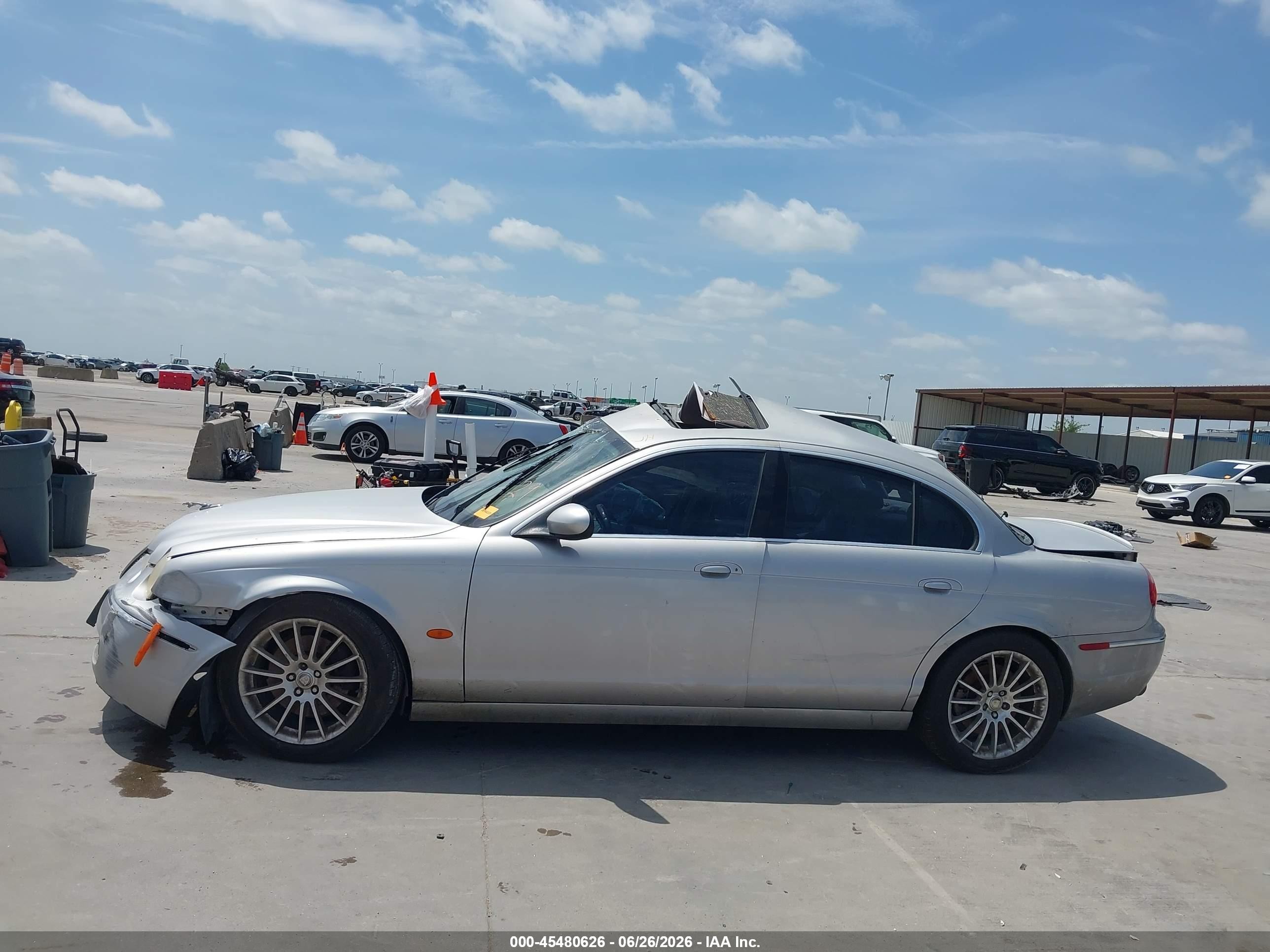 2006 Jaguar S-type 3.0l V6 Silver vin: SAJWA01A76FN54741