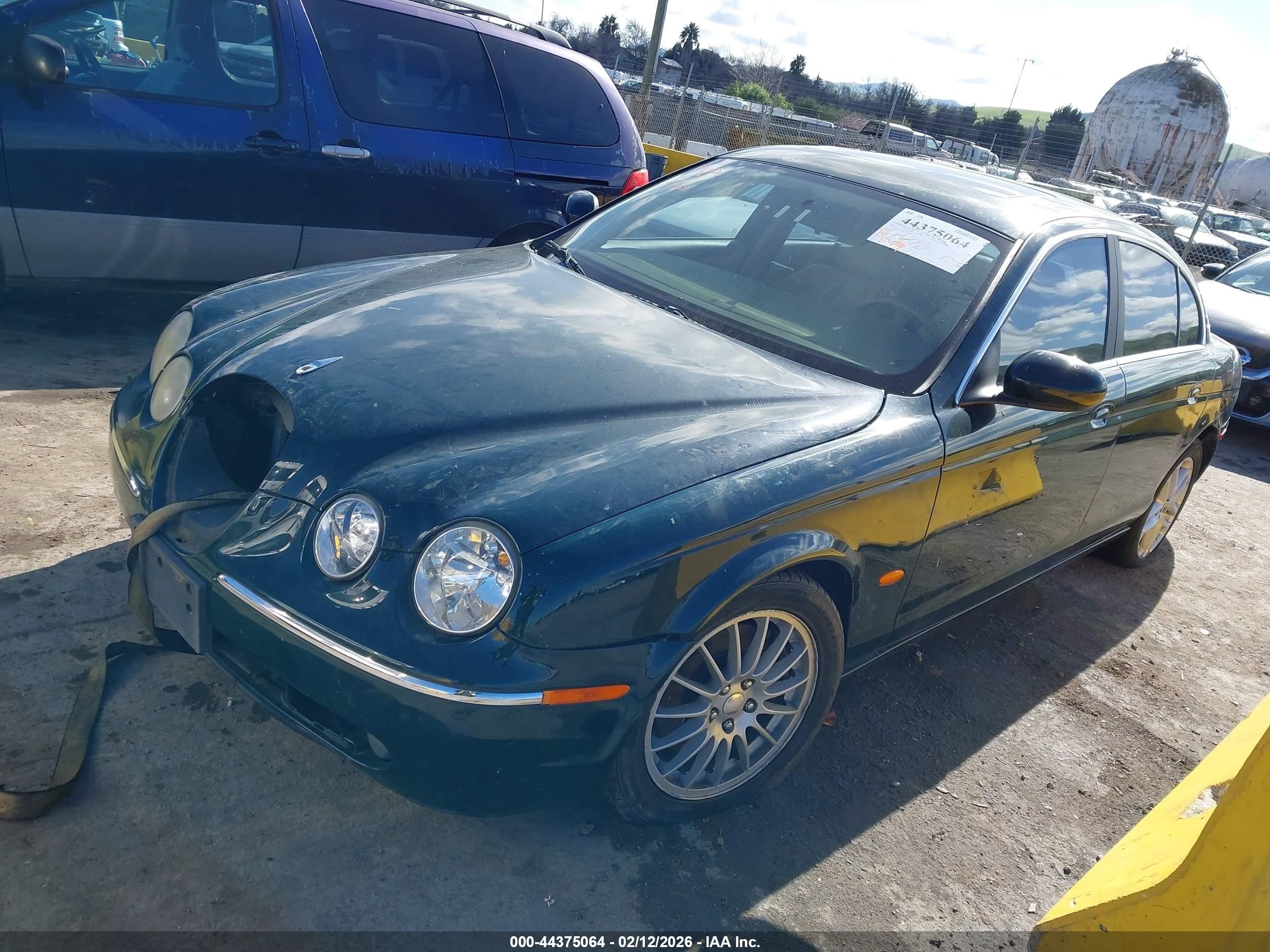 2006 Jaguar S-type 3.0l V6 Green vin: SAJWA01A96FN52618