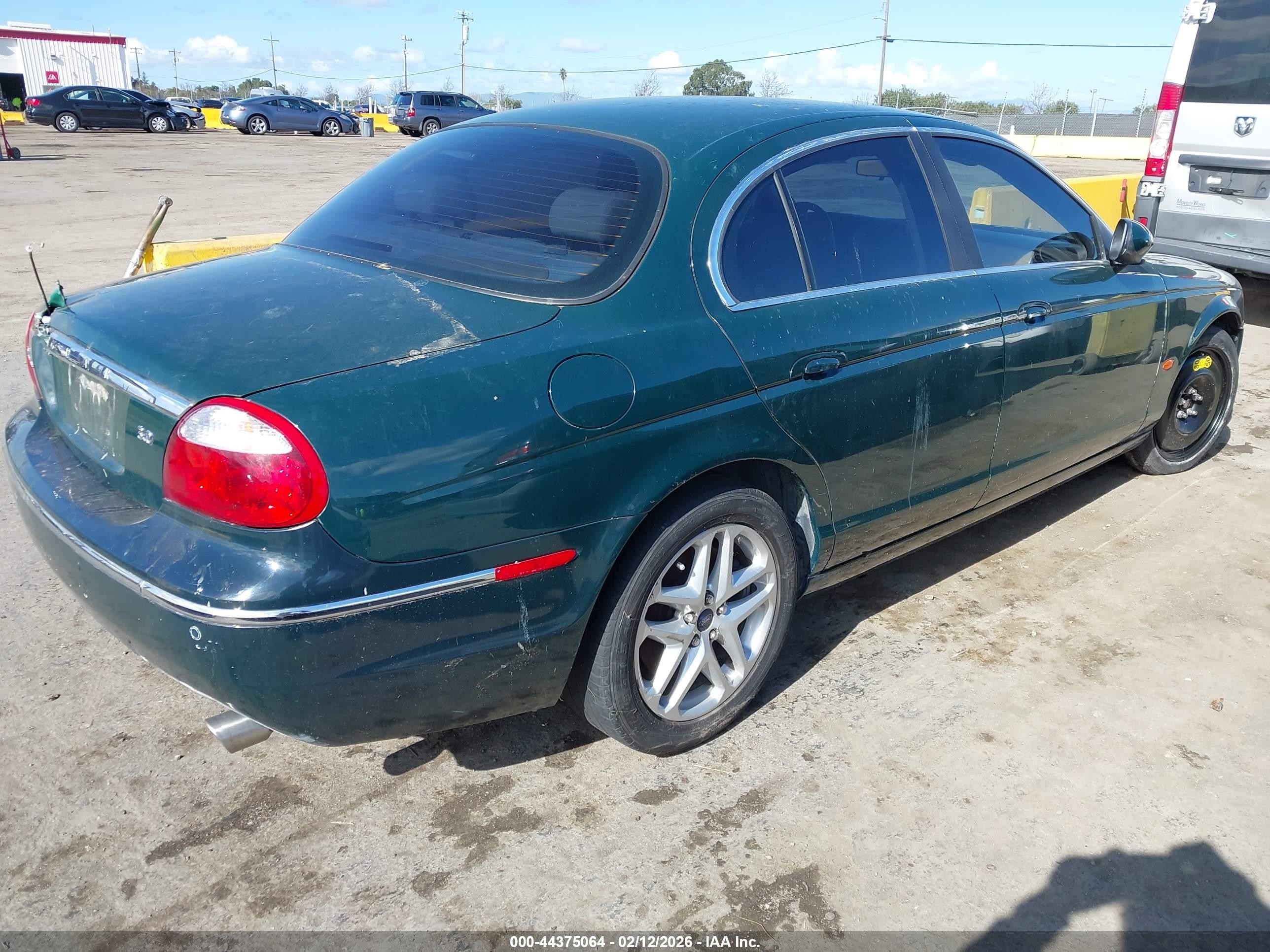 2006 Jaguar S-type 3.0l V6 Green vin: SAJWA01A96FN52618