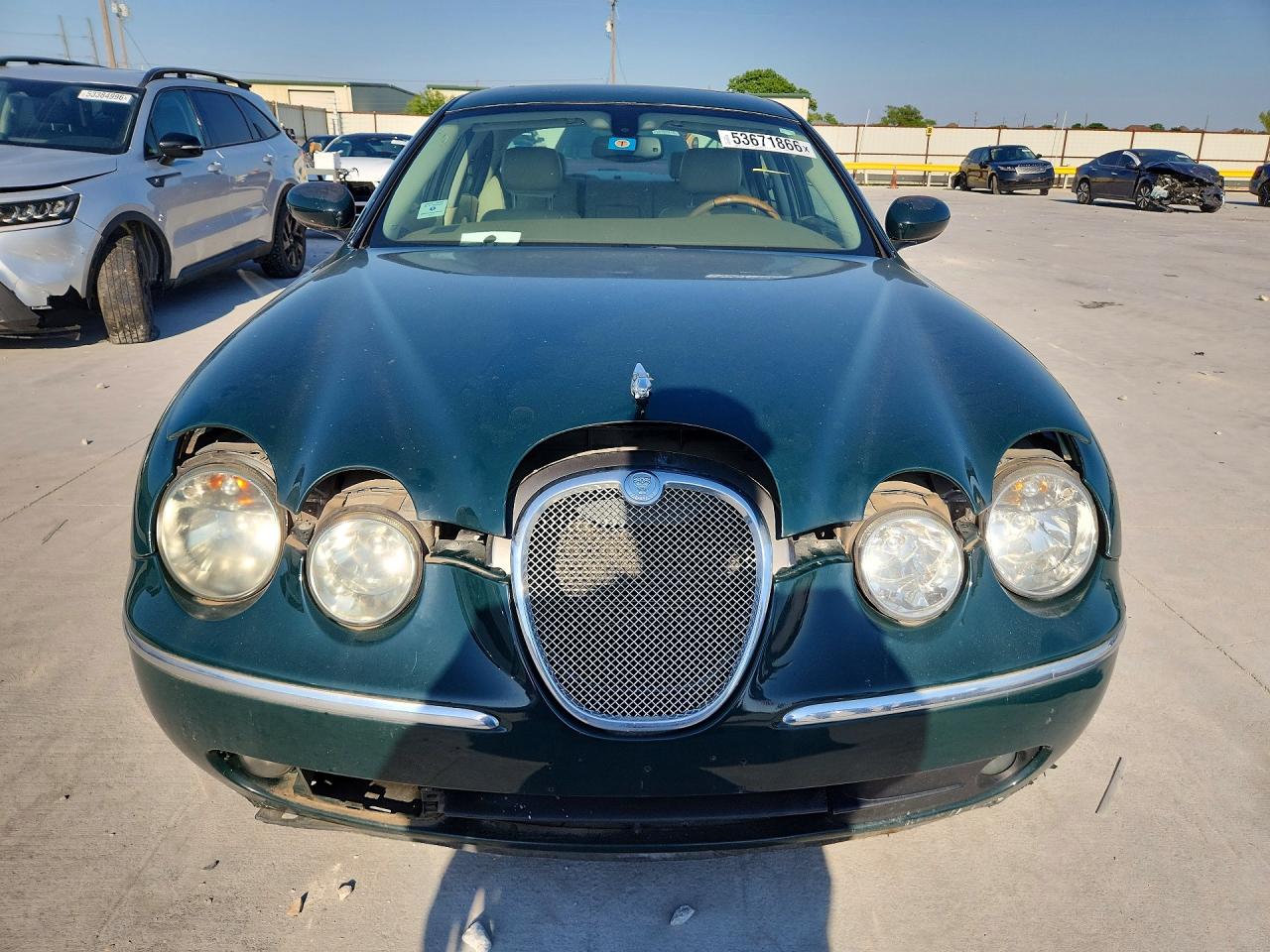 2006 Jaguar S-type Green vin: SAJWA01AX6FN54393