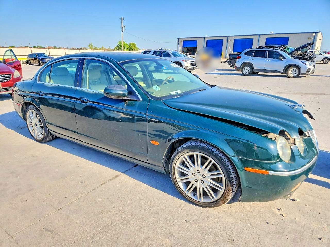 2006 Jaguar S-type Green vin: SAJWA01AX6FN54393