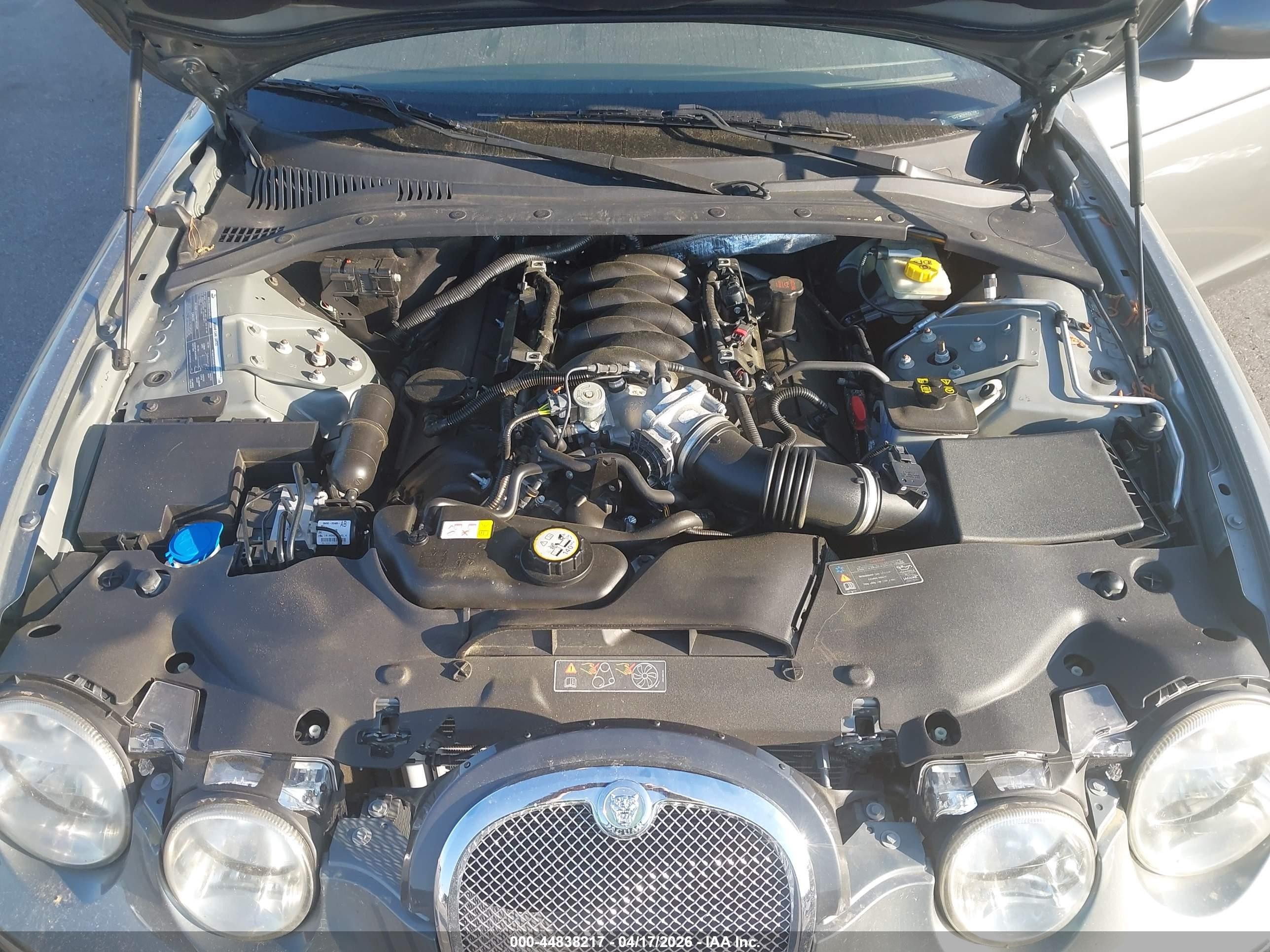 2006 Jaguar S-type 4.2l V8 Gray vin: SAJWA01B56HN52743