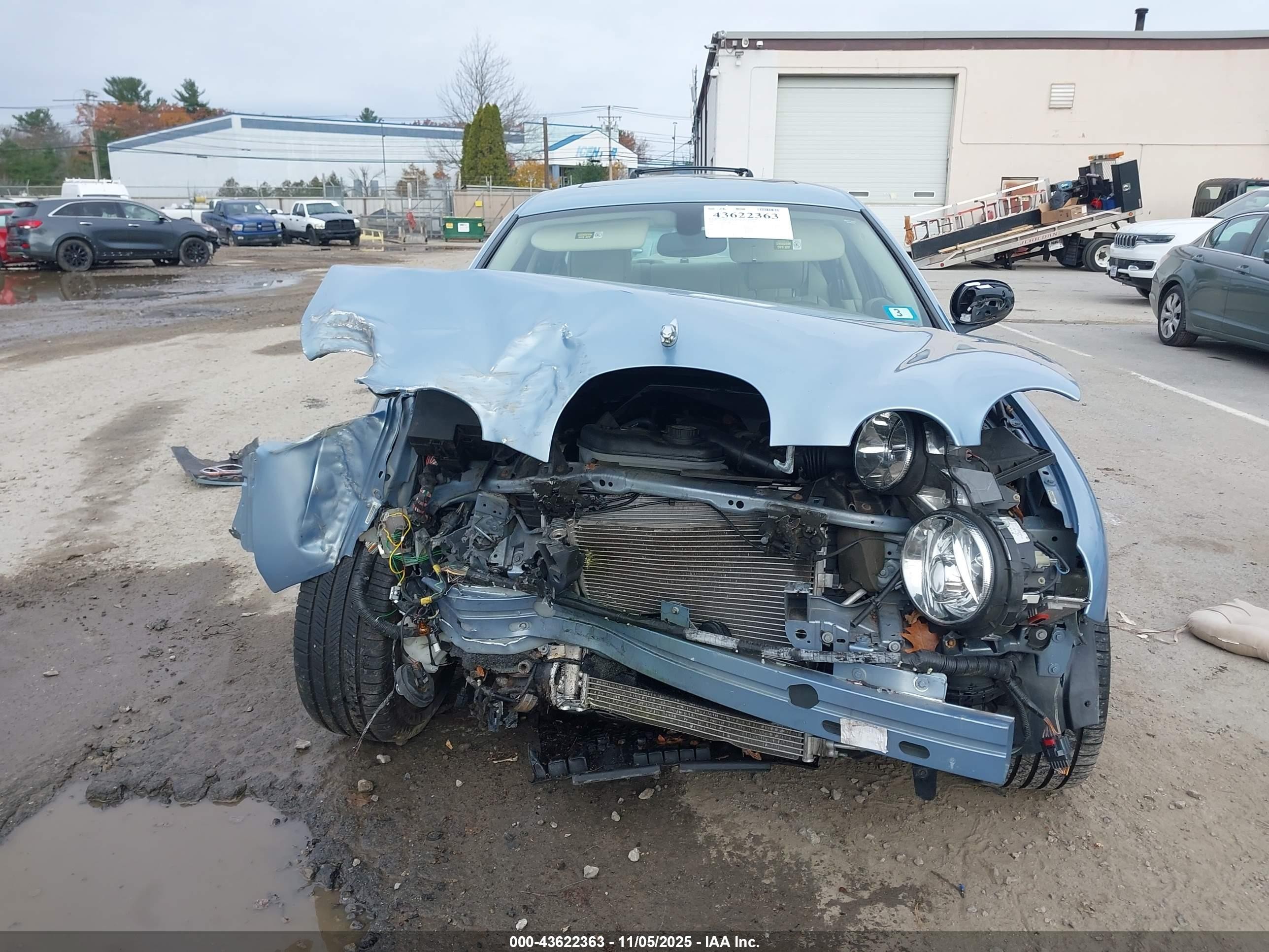 2008 Jaguar S-type 4.2 V8 Light Blue vin: SAJWA01B98HN88096