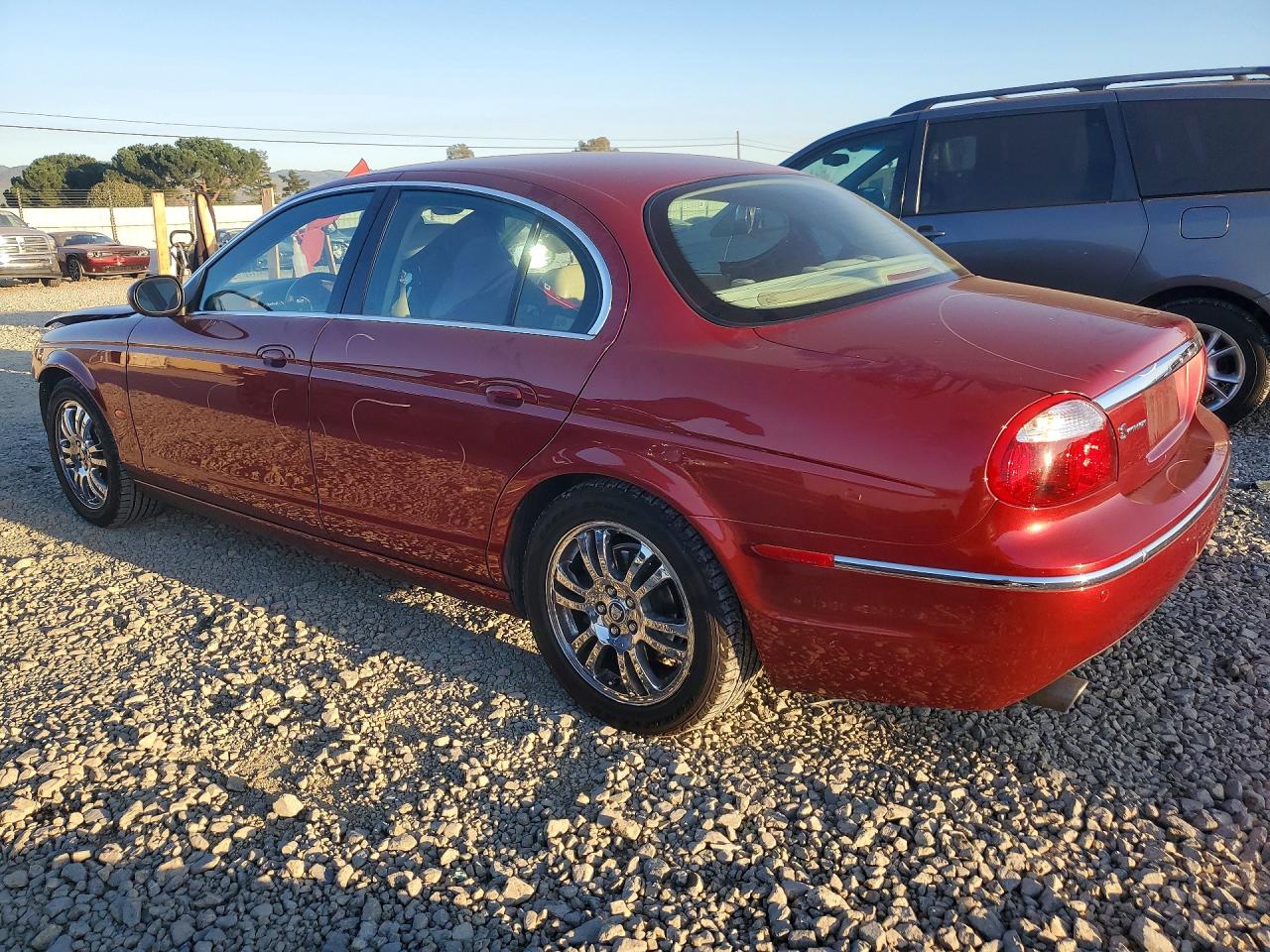 2005 Jaguar S-type Red vin: SAJWA01T15FN19855