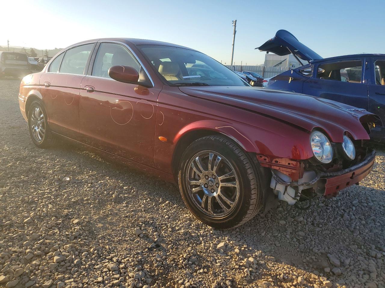 2005 Jaguar S-type Red vin: SAJWA01T15FN19855
