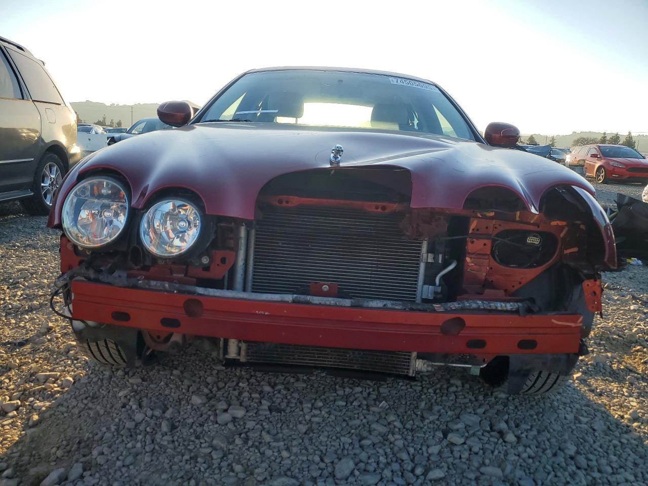 2005 Jaguar S-type Red vin: SAJWA01T15FN19855
