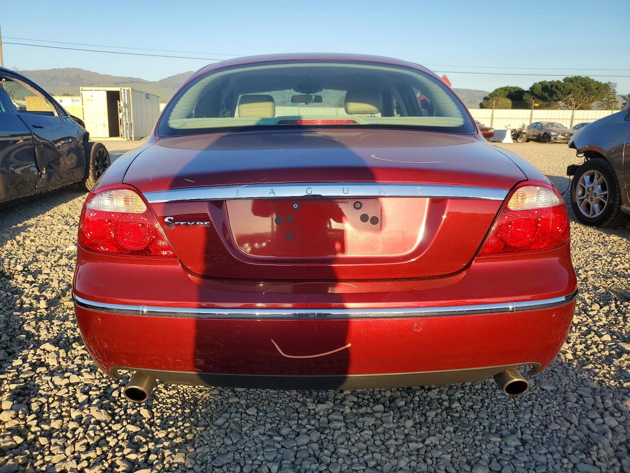 2005 Jaguar S-type Red vin: SAJWA01T15FN19855