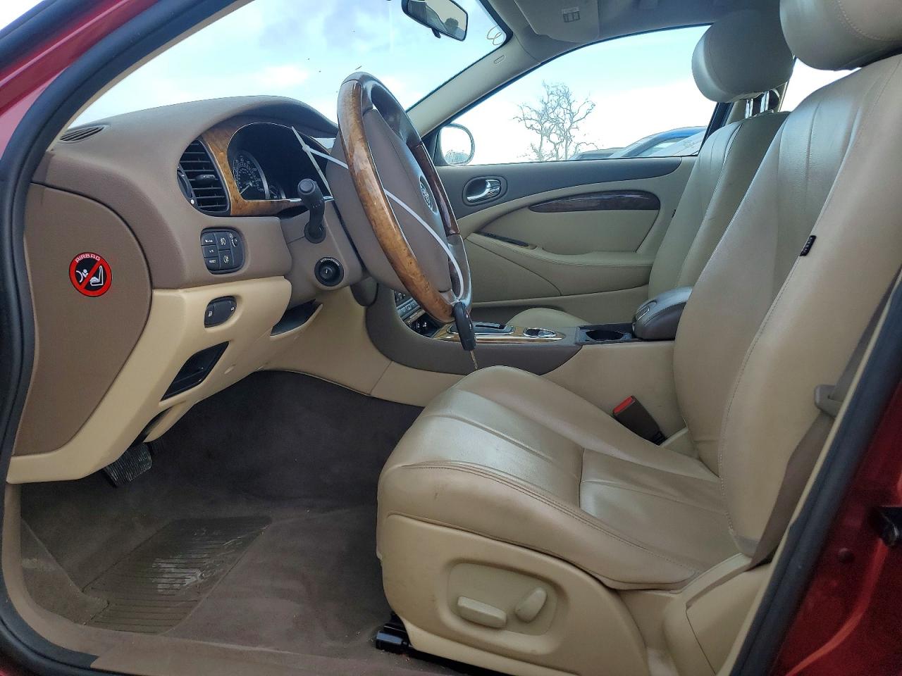2005 Jaguar S-type Red vin: SAJWA01T15FN19855