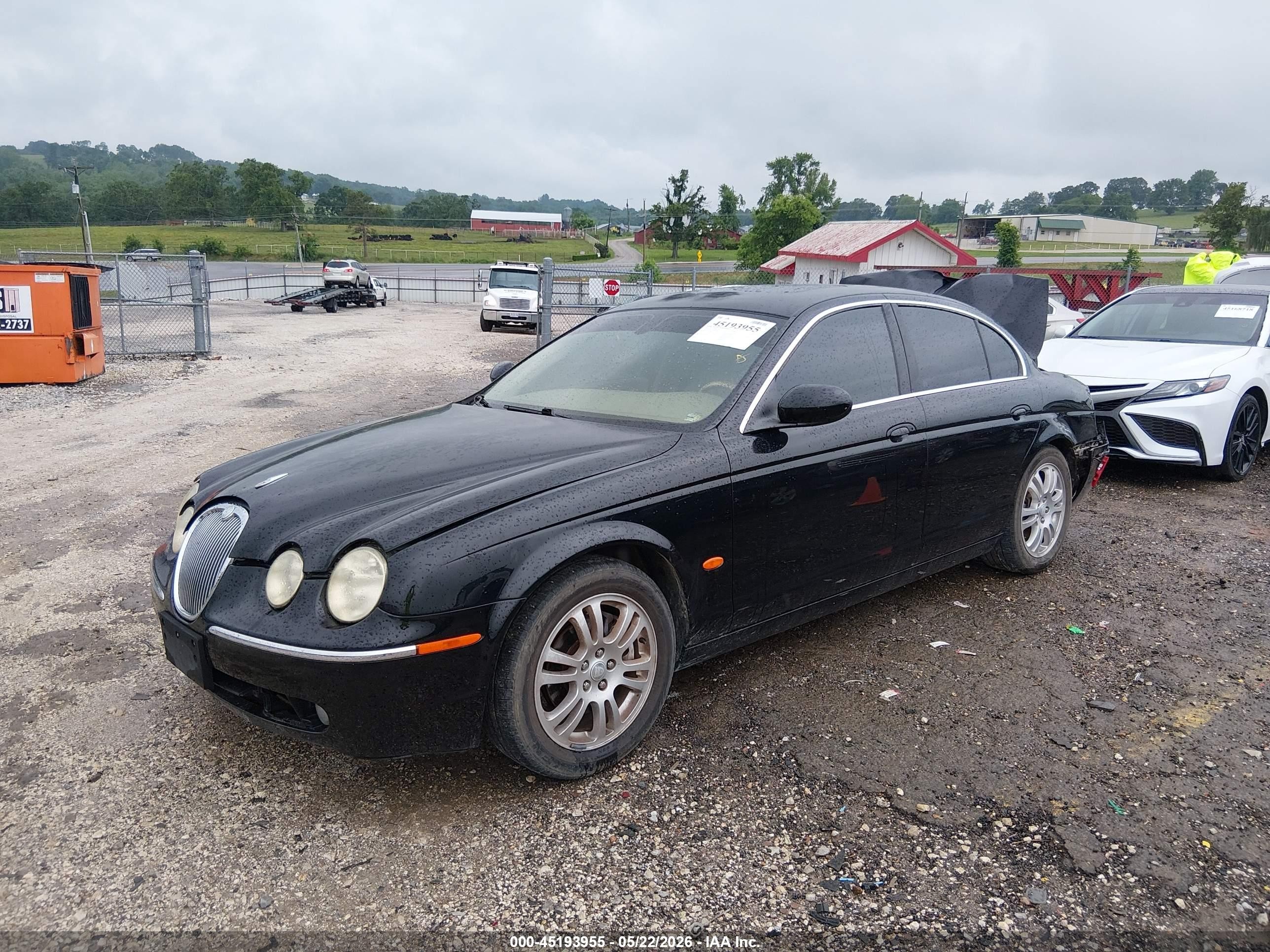 2005 Jaguar S-type 3.0l V6 Black vin: SAJWA01T45FN51859