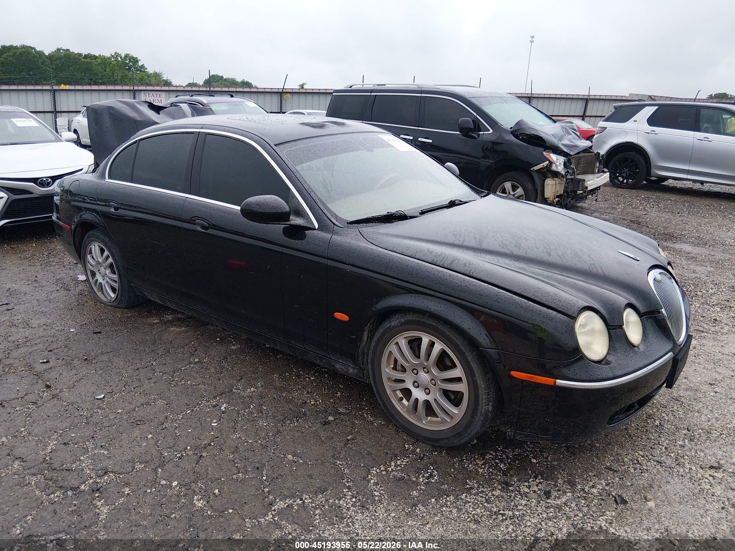 2005 Jaguar S-type 3.0l V6 Black vin: SAJWA01T45FN51859