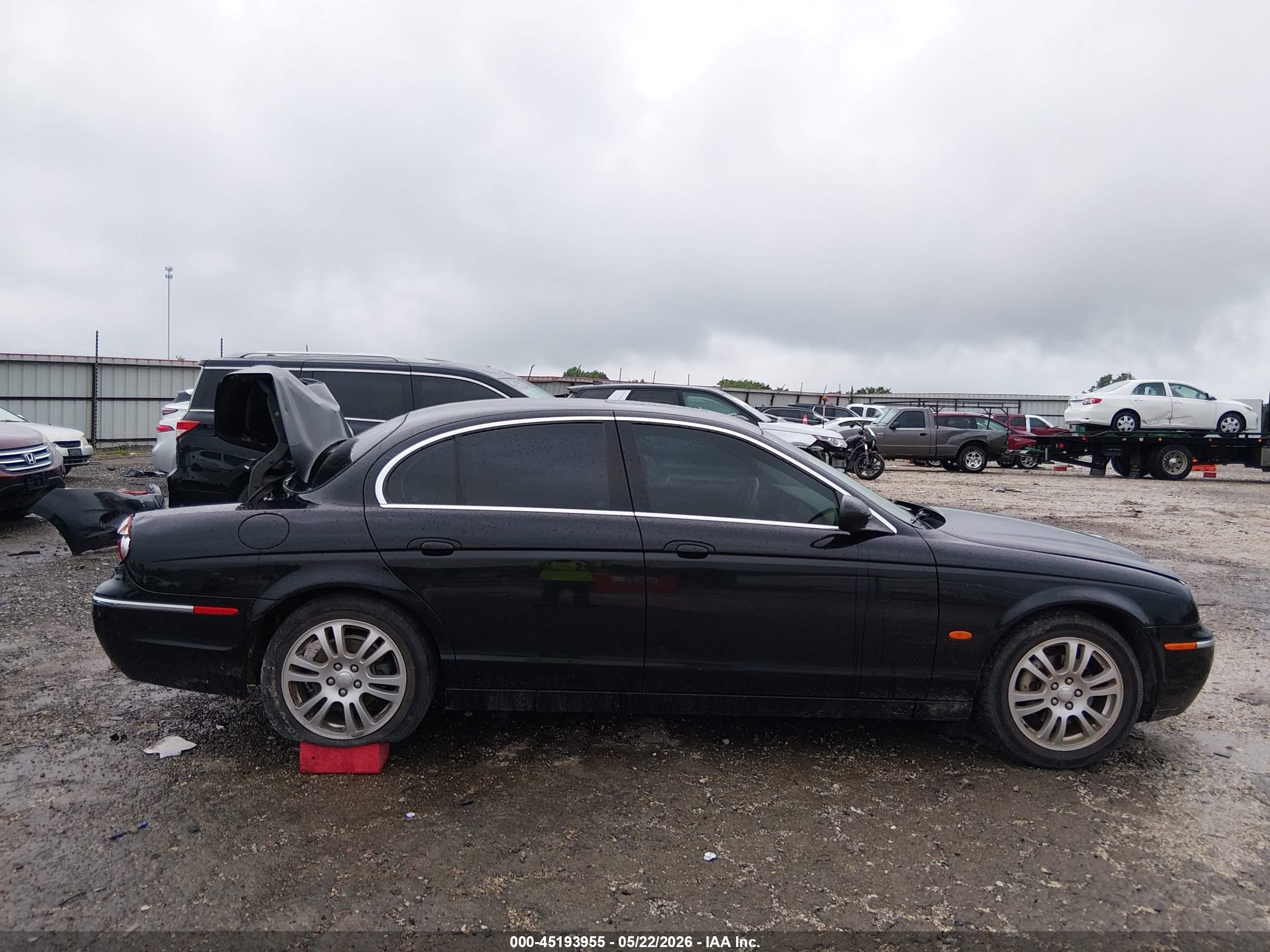 2005 Jaguar S-type 3.0l V6 Black vin: SAJWA01T45FN51859