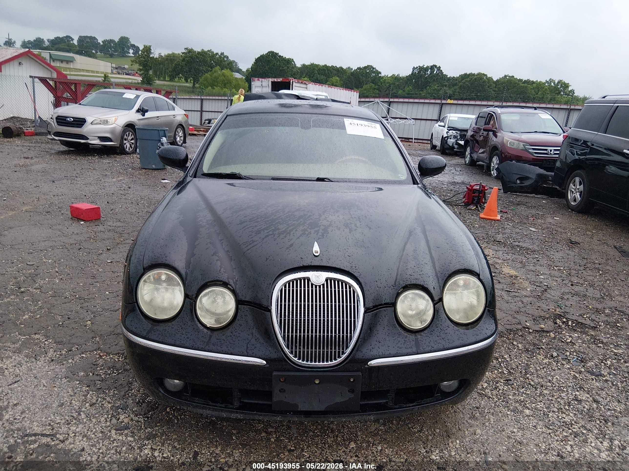 2005 Jaguar S-type 3.0l V6 Black vin: SAJWA01T45FN51859