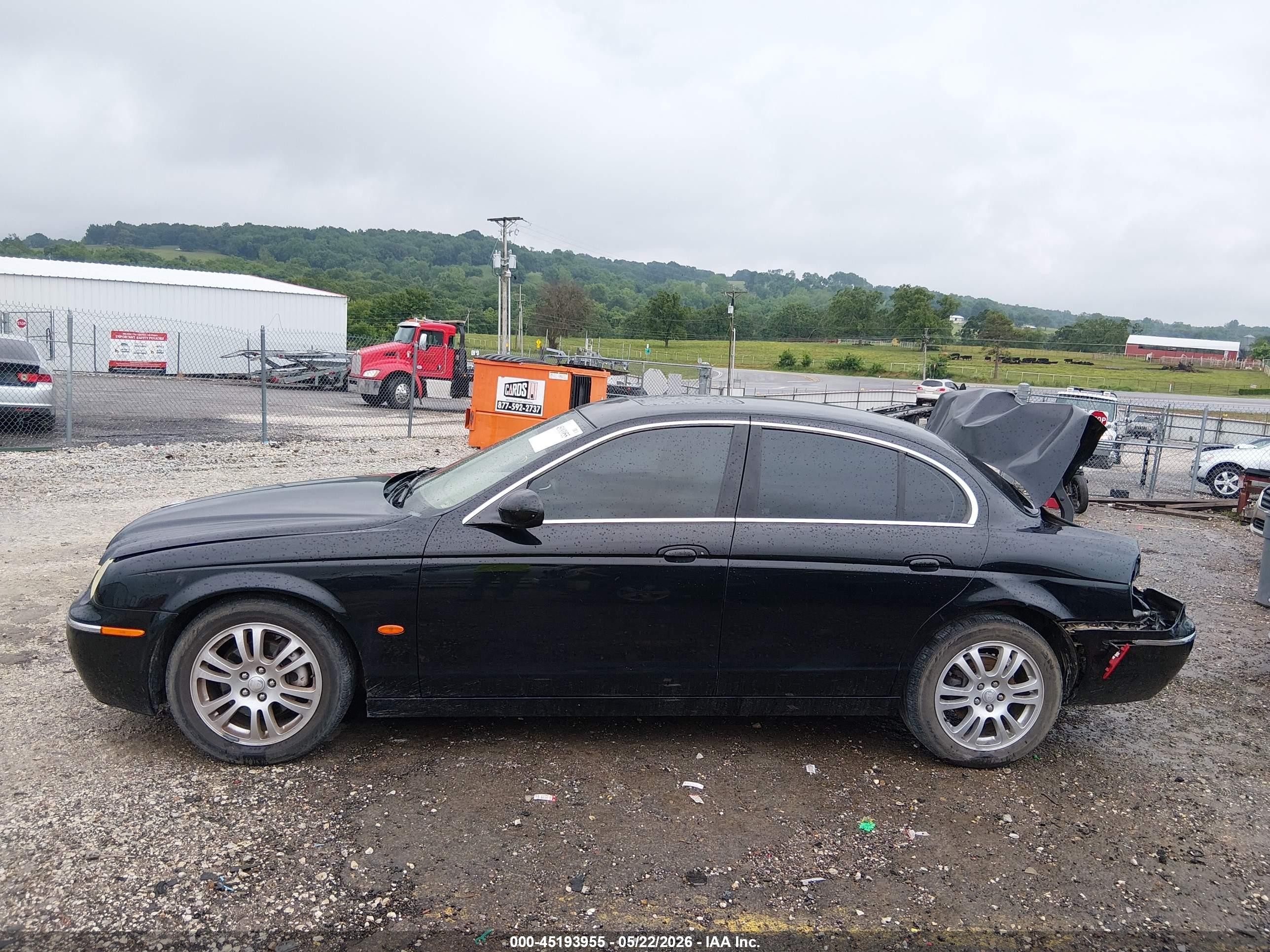 2005 Jaguar S-type 3.0l V6 Black vin: SAJWA01T45FN51859