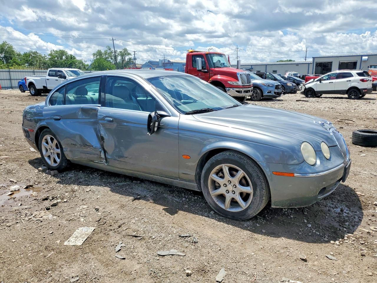 2005 Jaguar S-type 4.2 Gray vin: SAJWA01U55HN19242
