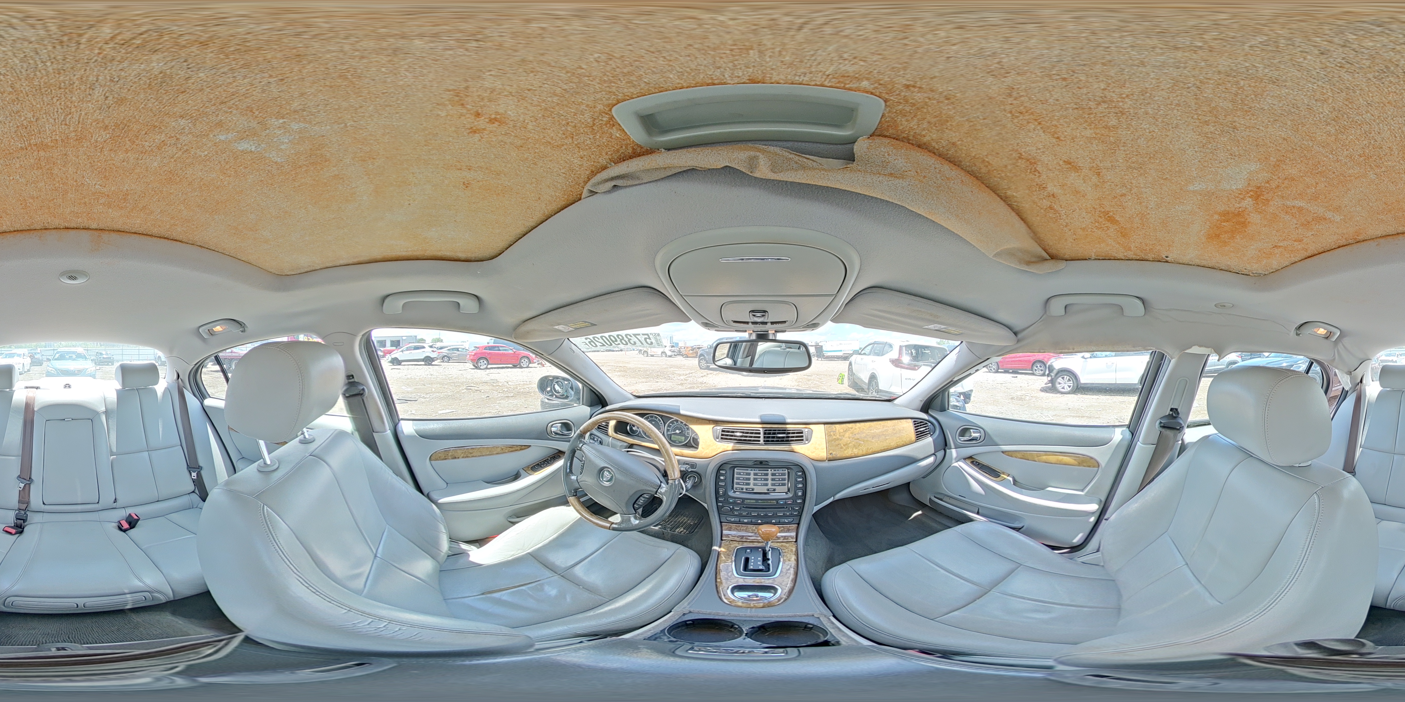 2005 Jaguar S-type 4.2 Gray vin: SAJWA01U55HN19242