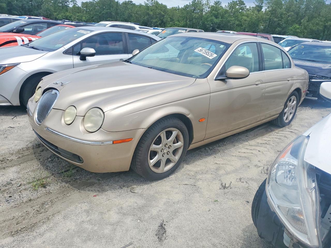2005 Jaguar S-type 4.2 Желто-коричневый vin: SAJWA01U65HN18911