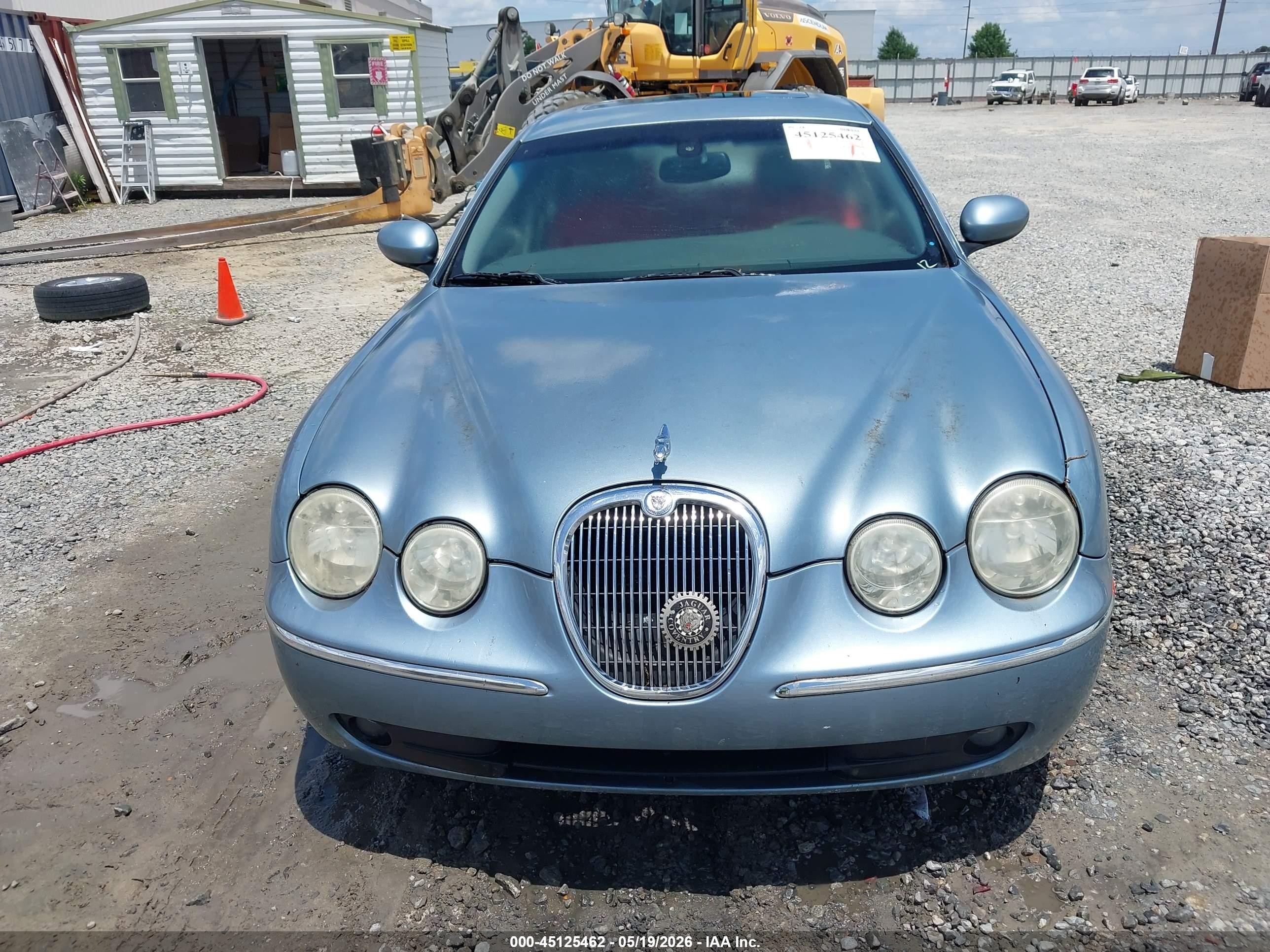2005 Jaguar S-type 4.2l V8 Light Blue vin: SAJWA01U75HN17363