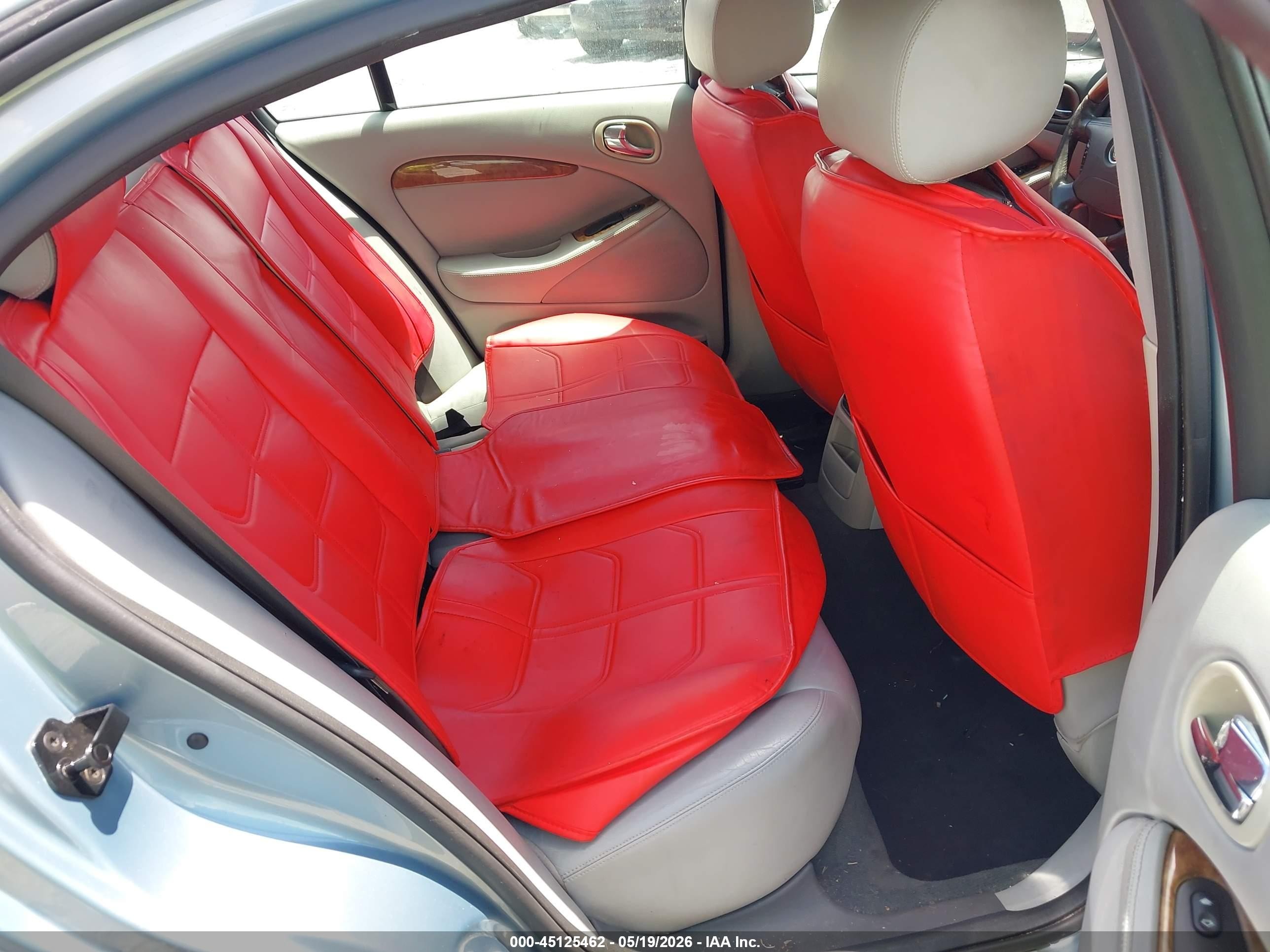 2005 Jaguar S-type 4.2l V8 Light Blue vin: SAJWA01U75HN17363