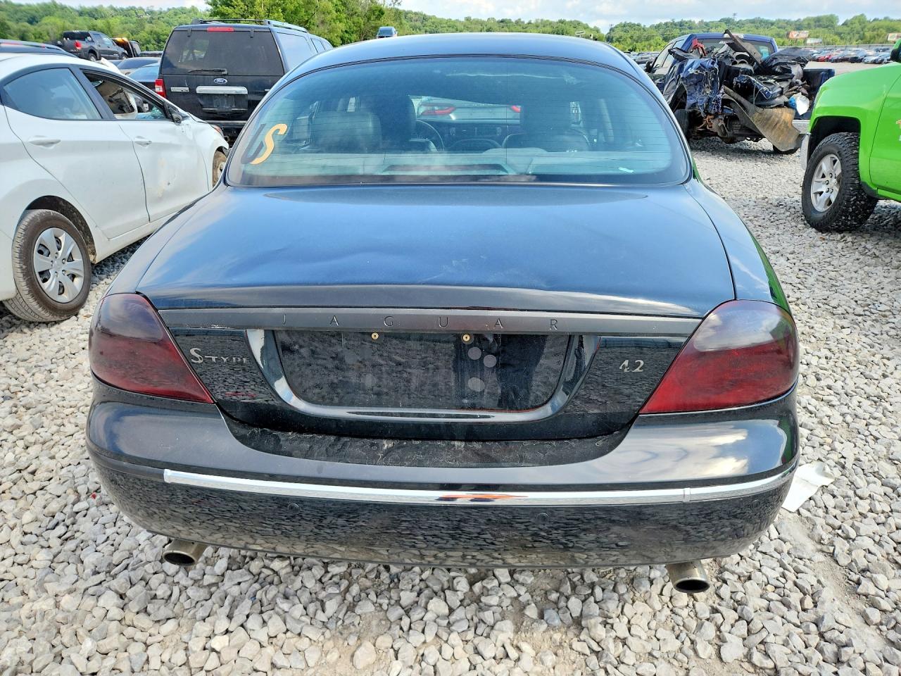 2005 Jaguar S-type 4.2 Black vin: SAJWA01U95HN18742