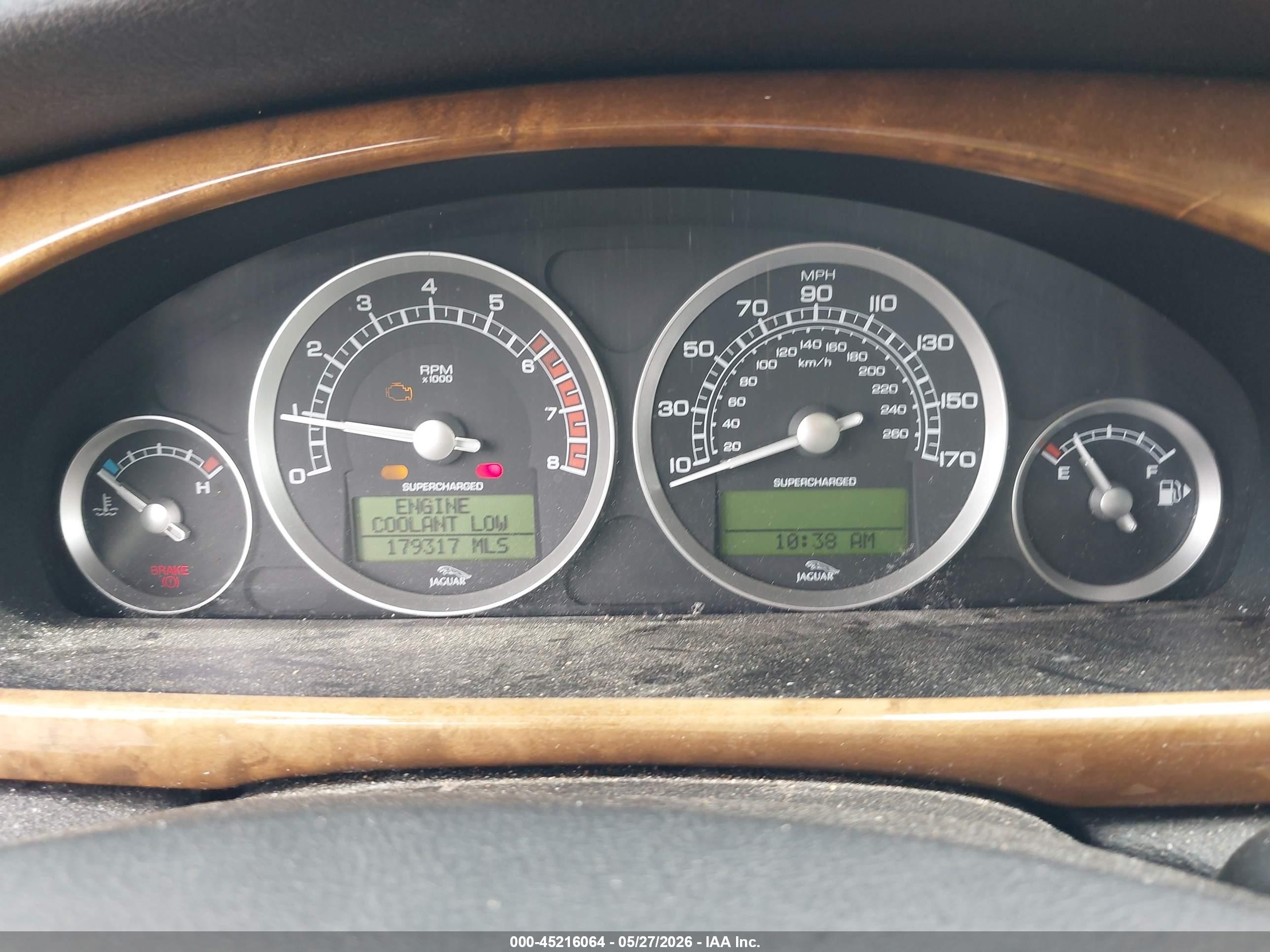 2006 Jaguar S-type 4.2l V8 R Black vin: SAJWA03C361N65974