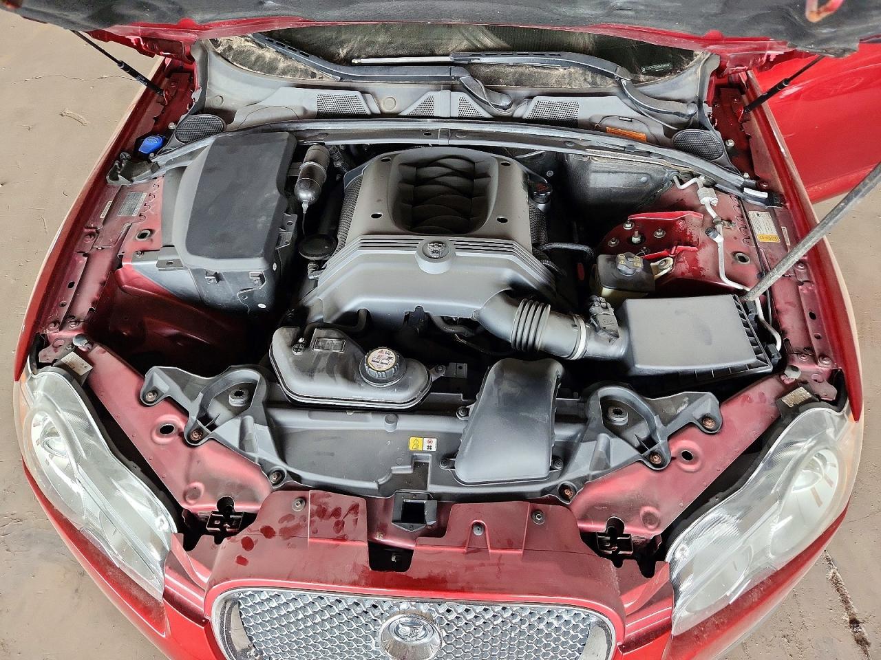 2009 Jaguar Xf Luxury Red vin: SAJWA05B69HR08860