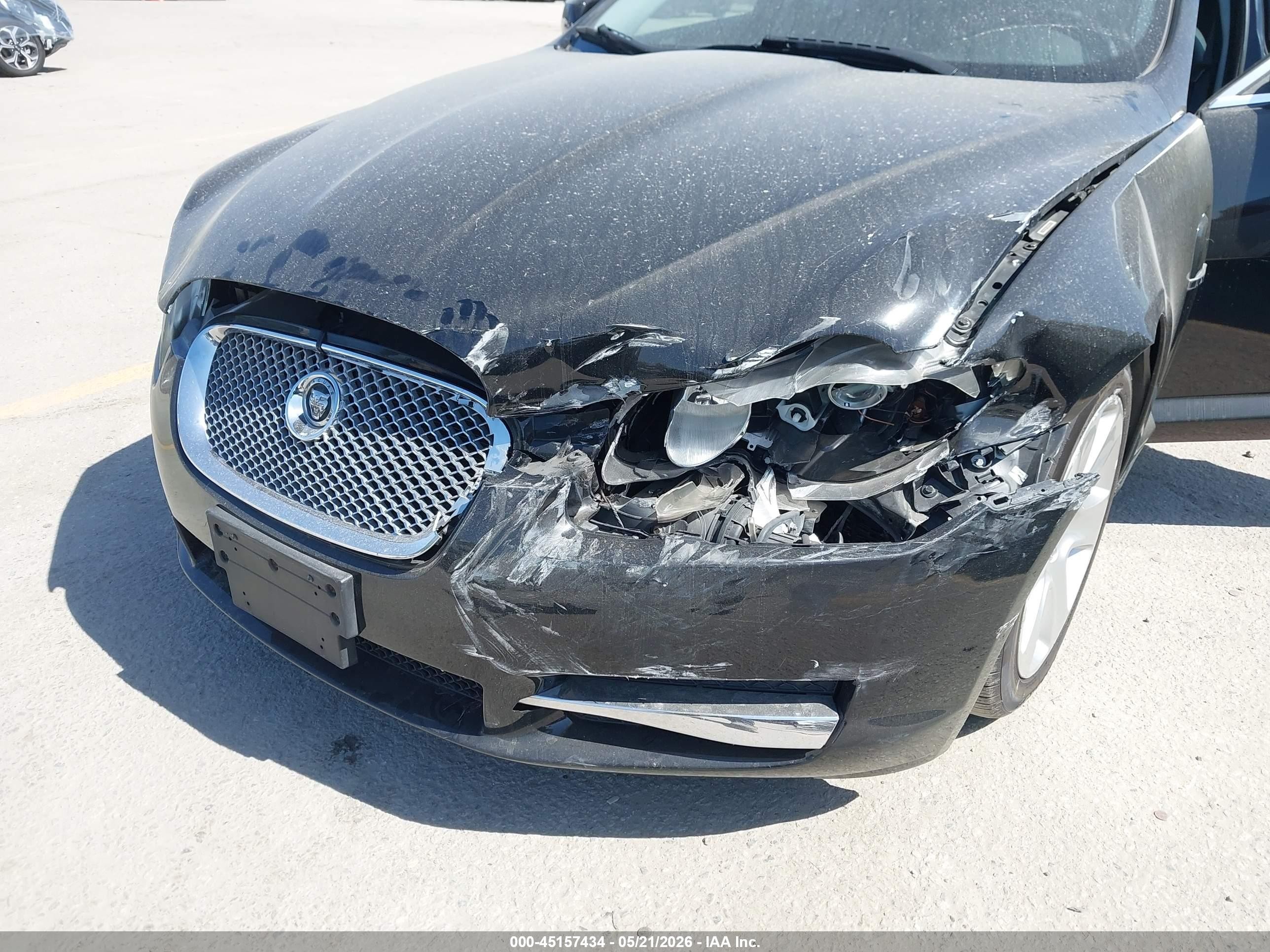 2009 Jaguar Xf Luxury Black vin: SAJWA05B79HR22833