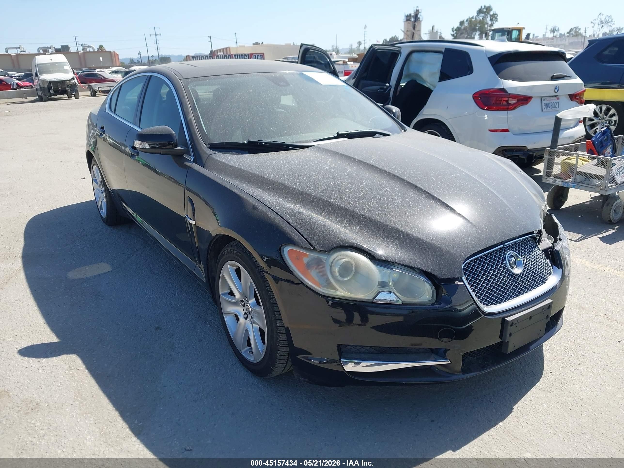 2009 Jaguar Xf Luxury Black vin: SAJWA05B79HR22833