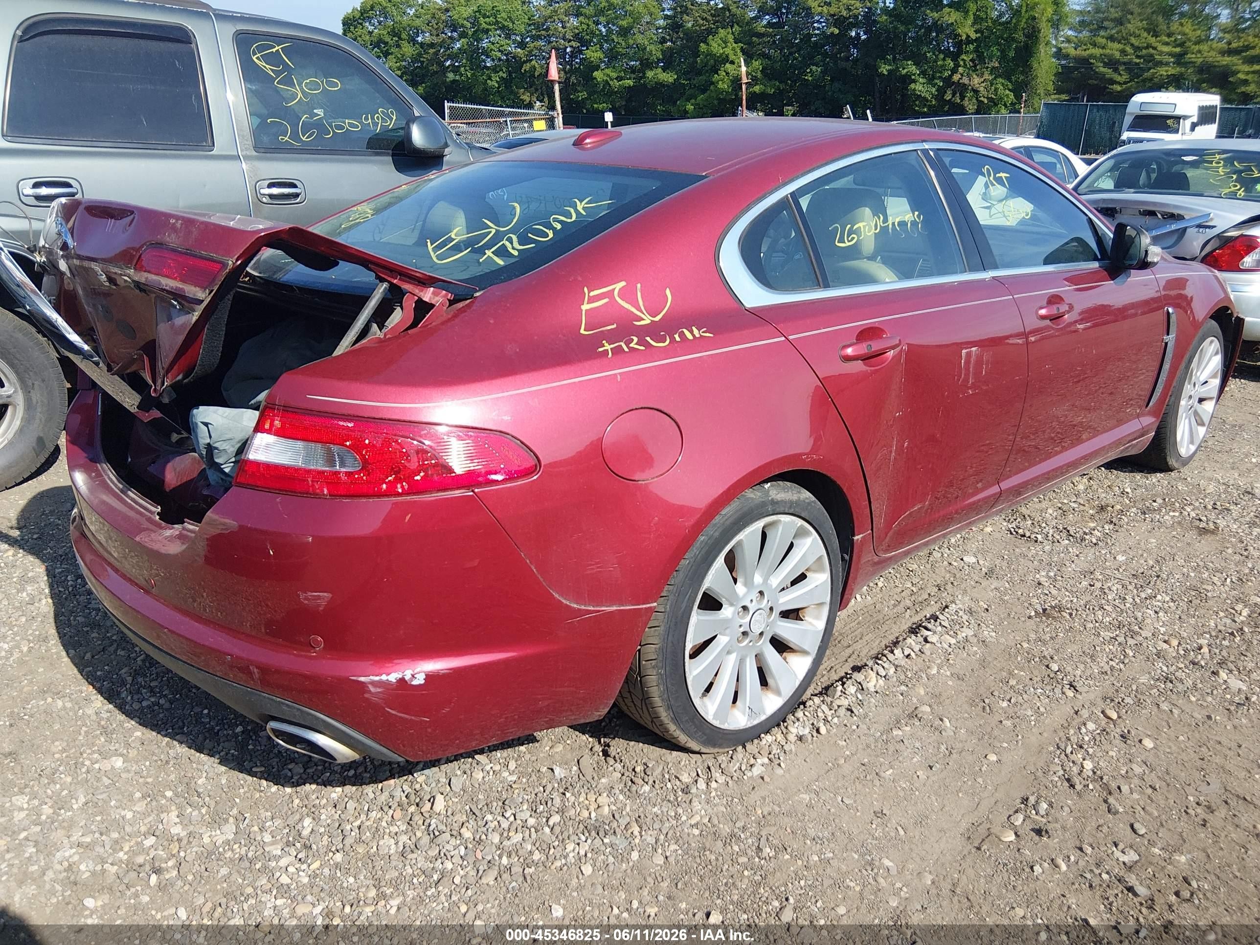 2009 Jaguar Xf Premium Luxury Red vin: SAJWA06B29HR11477