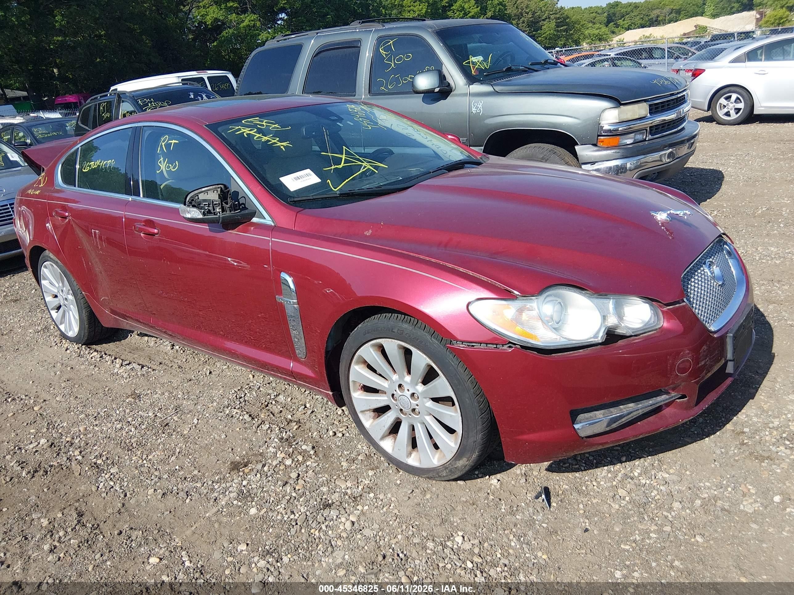 2009 Jaguar Xf Premium Luxury Red vin: SAJWA06B29HR11477