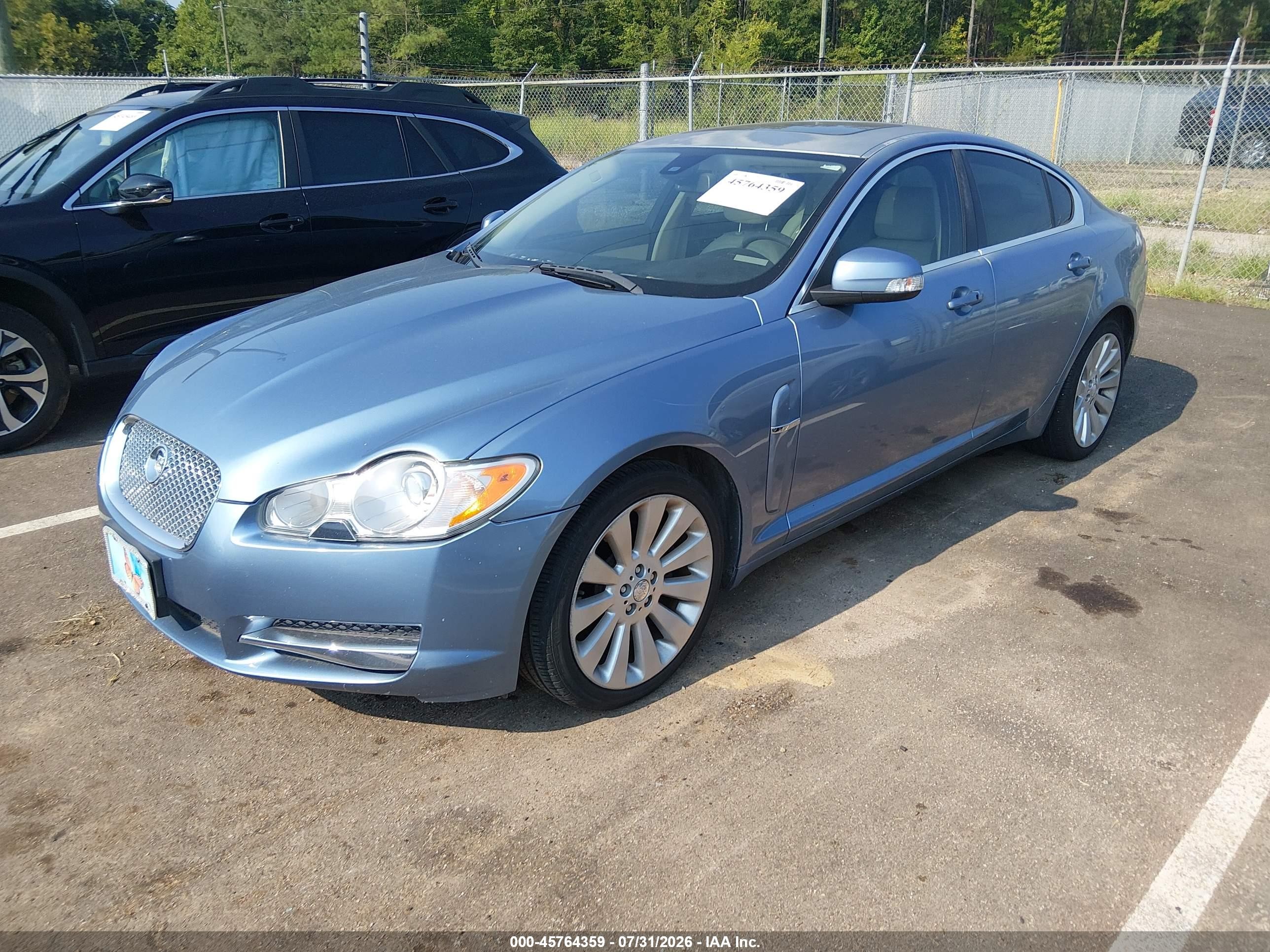 2009 Jaguar Xf Premium Luxury Синий vin: SAJWA06B29HR13813