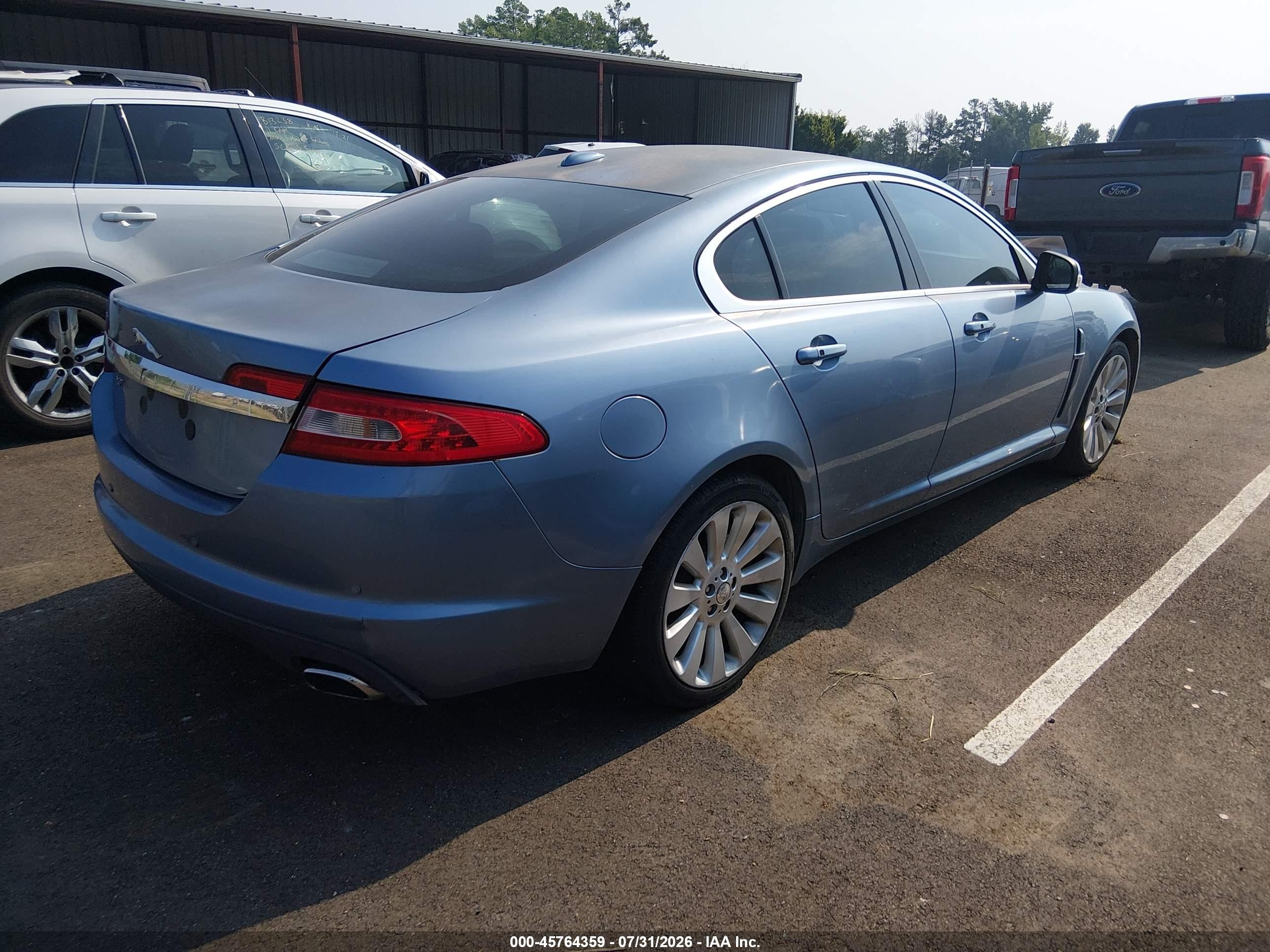 2009 Jaguar Xf Premium Luxury Синий vin: SAJWA06B29HR13813