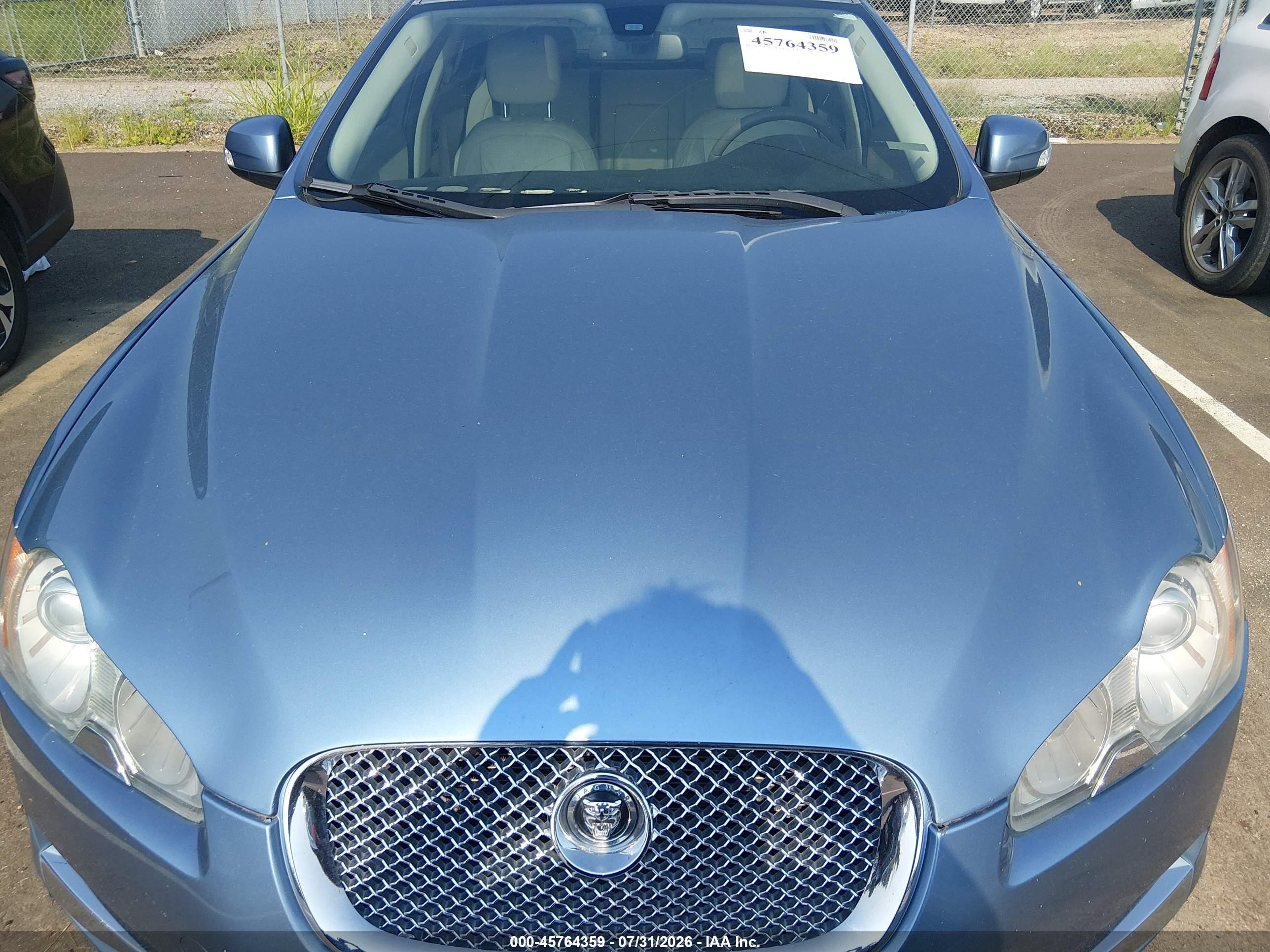 2009 Jaguar Xf Premium Luxury Синий vin: SAJWA06B29HR13813