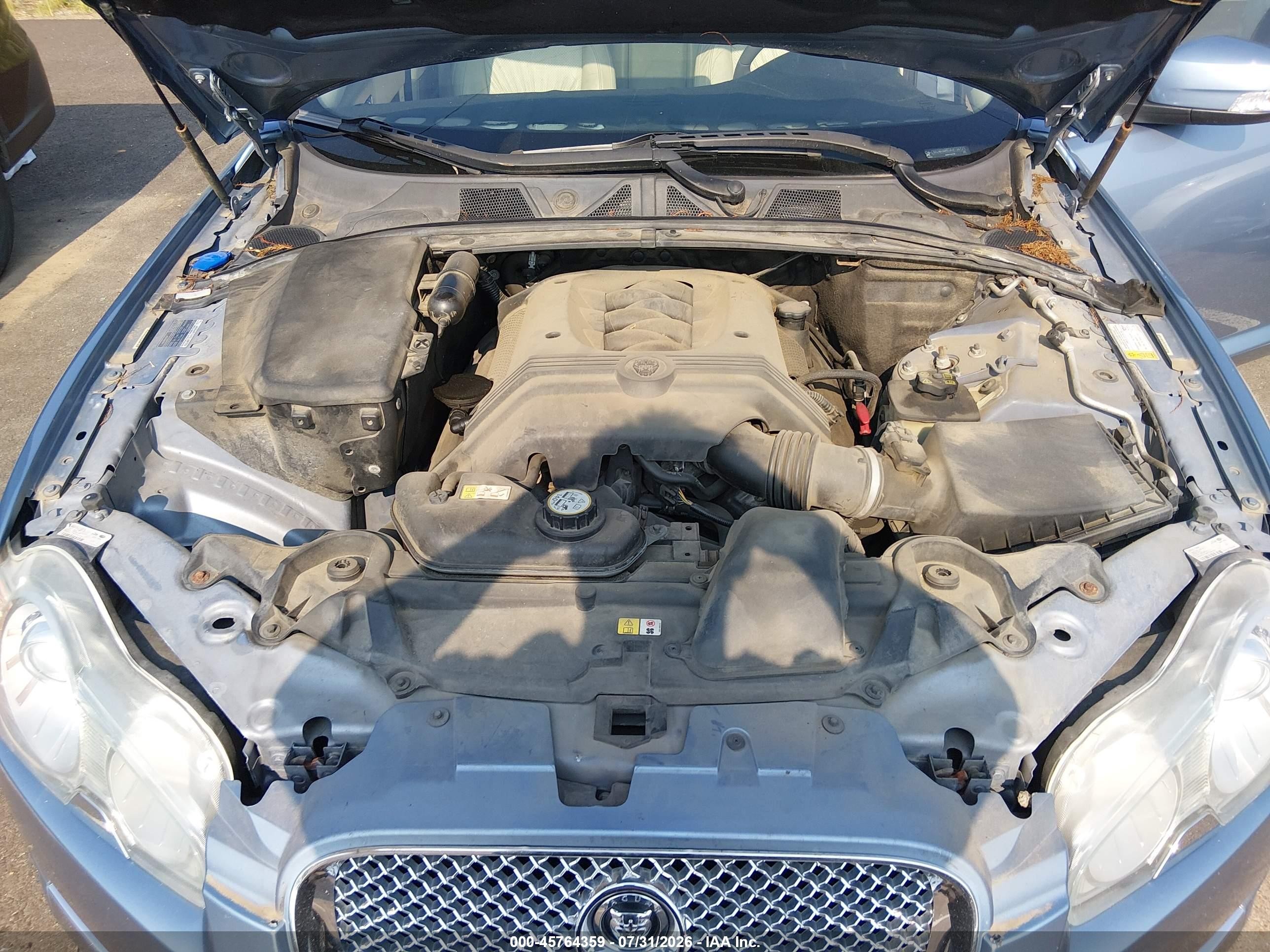 2009 Jaguar Xf Premium Luxury Синий vin: SAJWA06B29HR13813