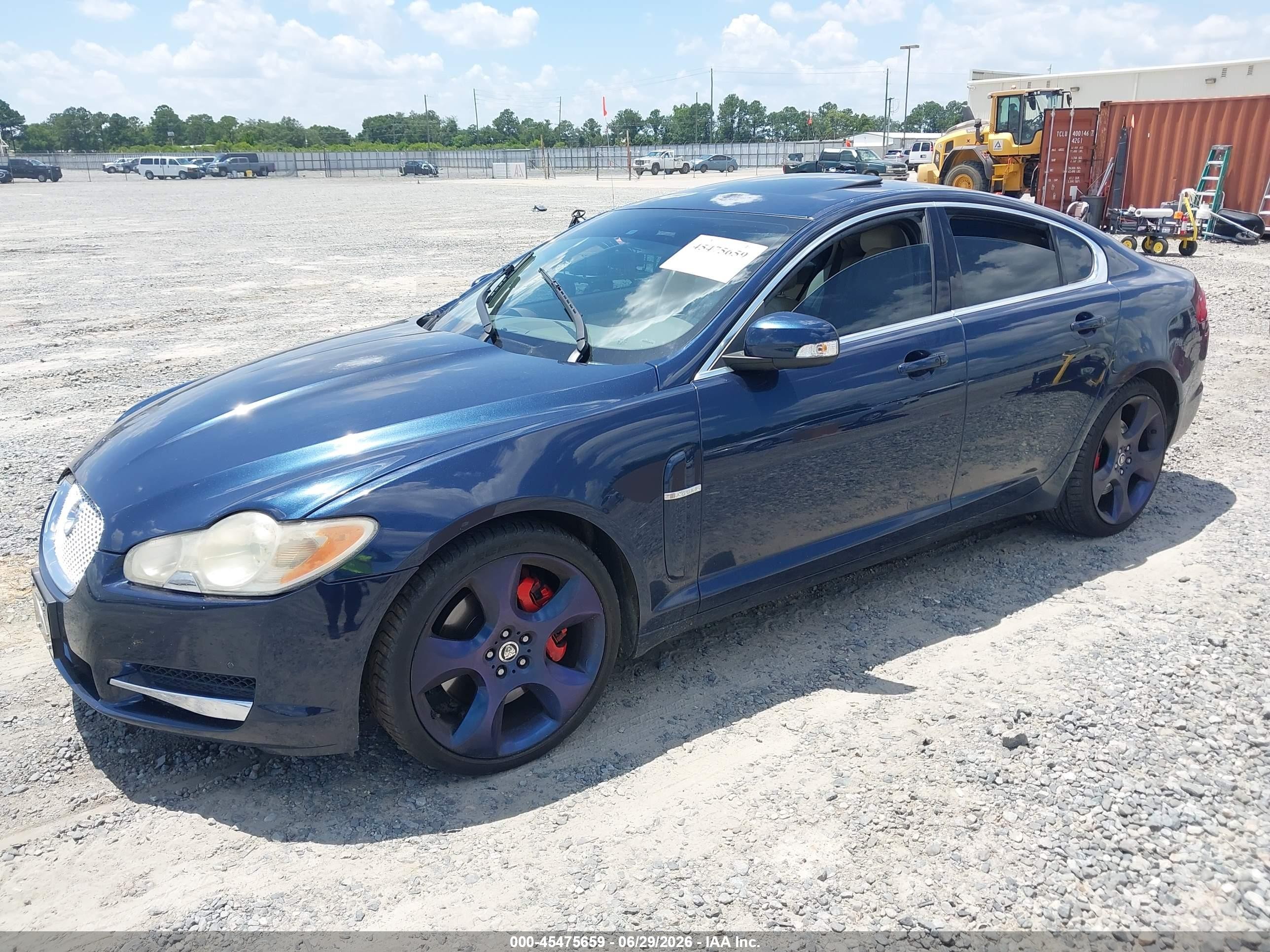2009 Jaguar Xf Supercharged Blue vin: SAJWA07C891R37419