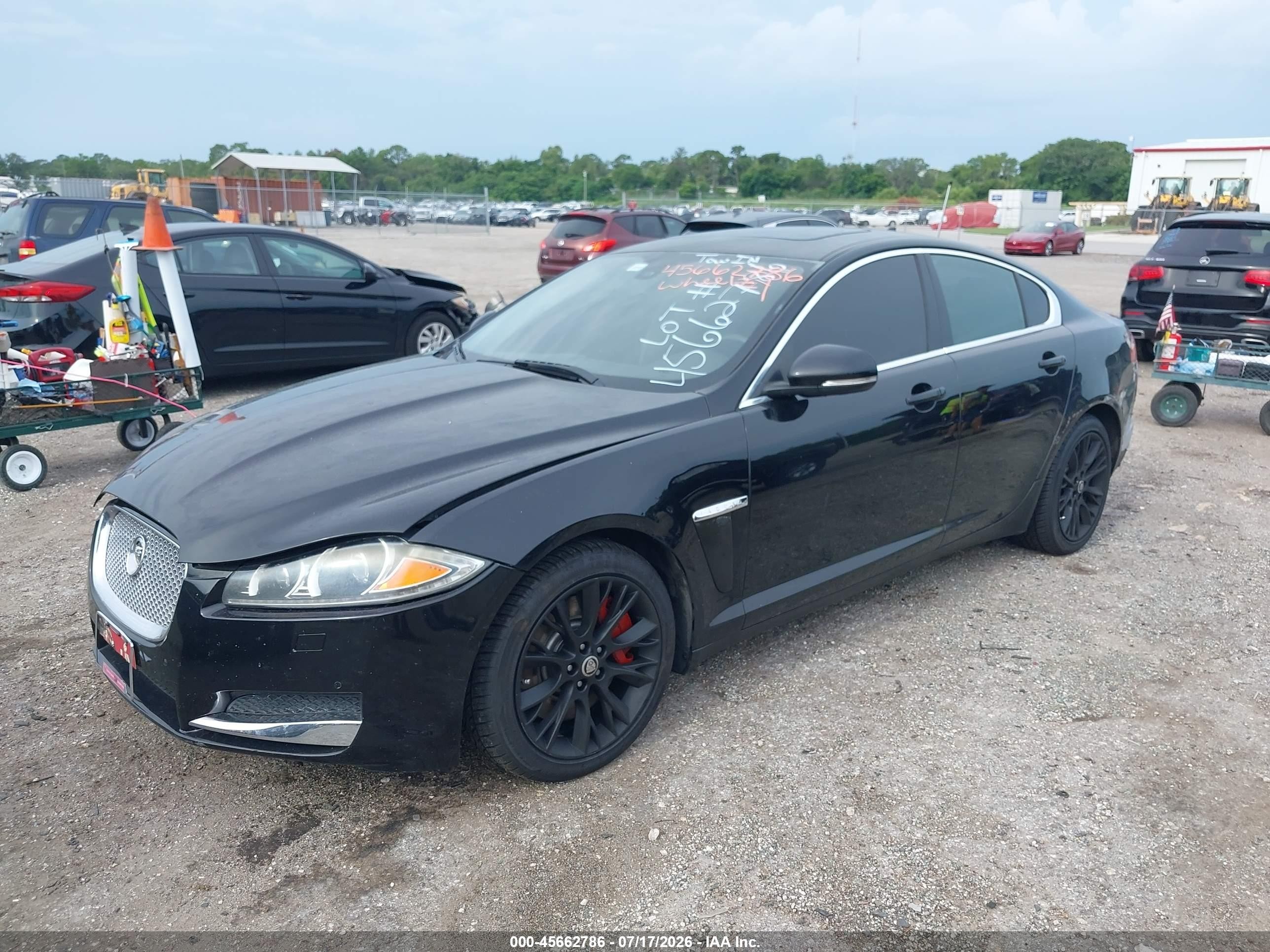 2013 Jaguar Xf V6 Sc Black vin: SAJWA0E75D8S65566