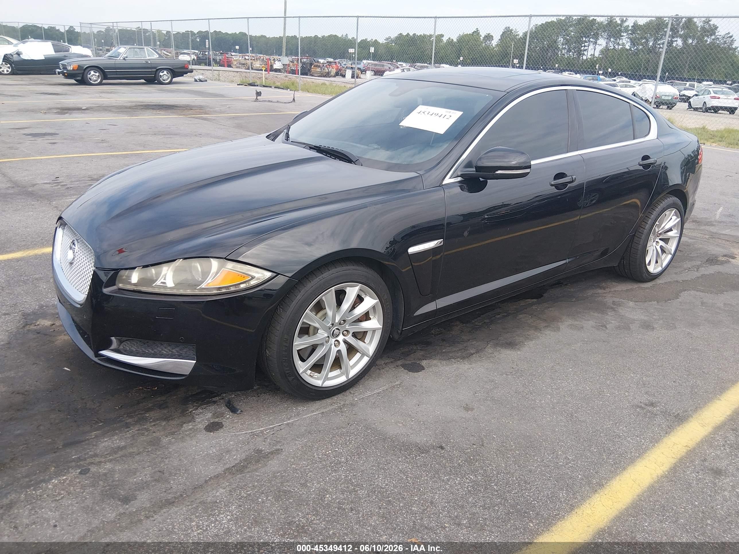 2013 Jaguar Xf V6 Sc Black vin: SAJWA0E76D8S73479