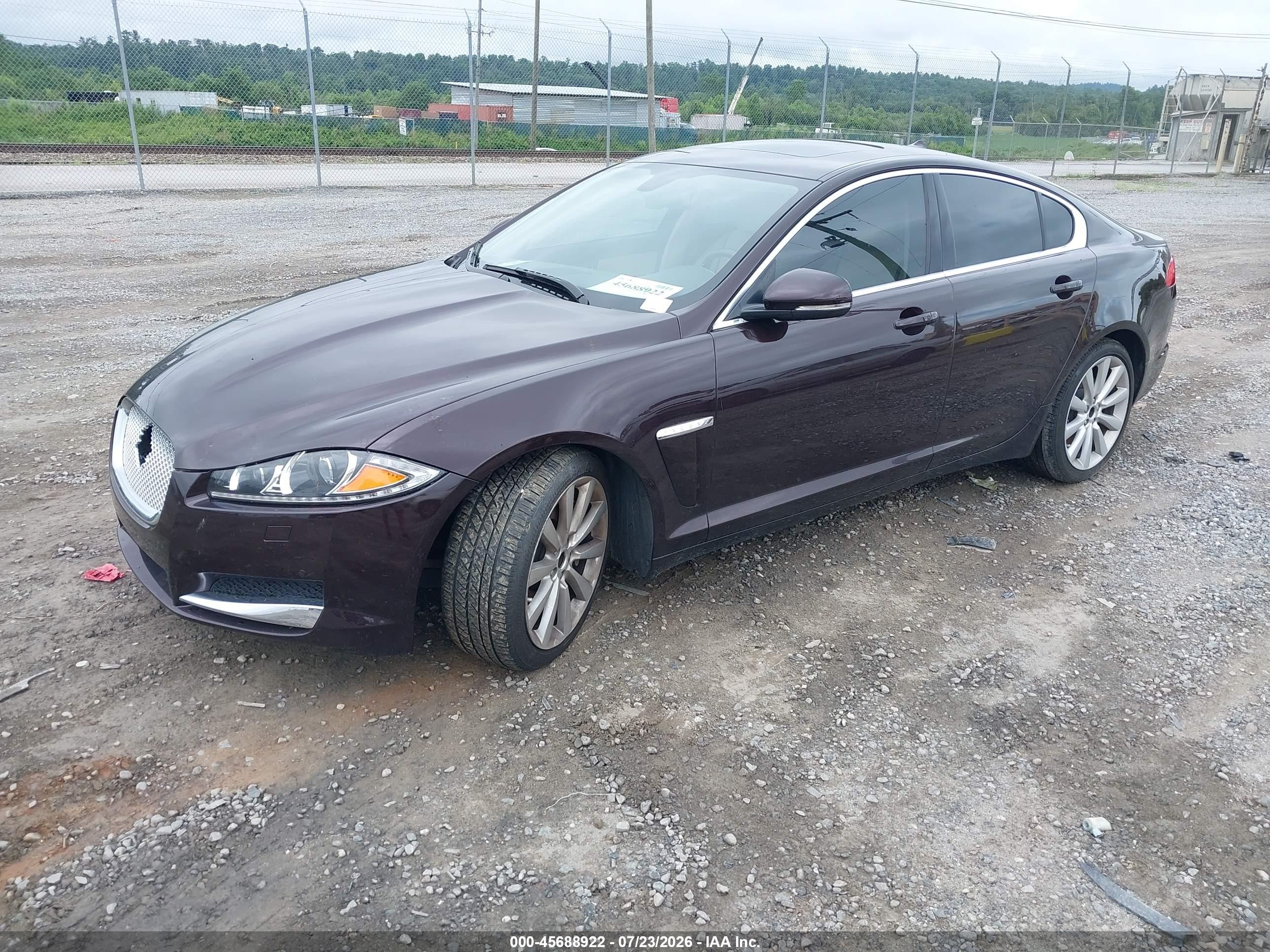 2013 Jaguar Xf V6 Sc Фиолетовый vin: SAJWA0E79D8S77607