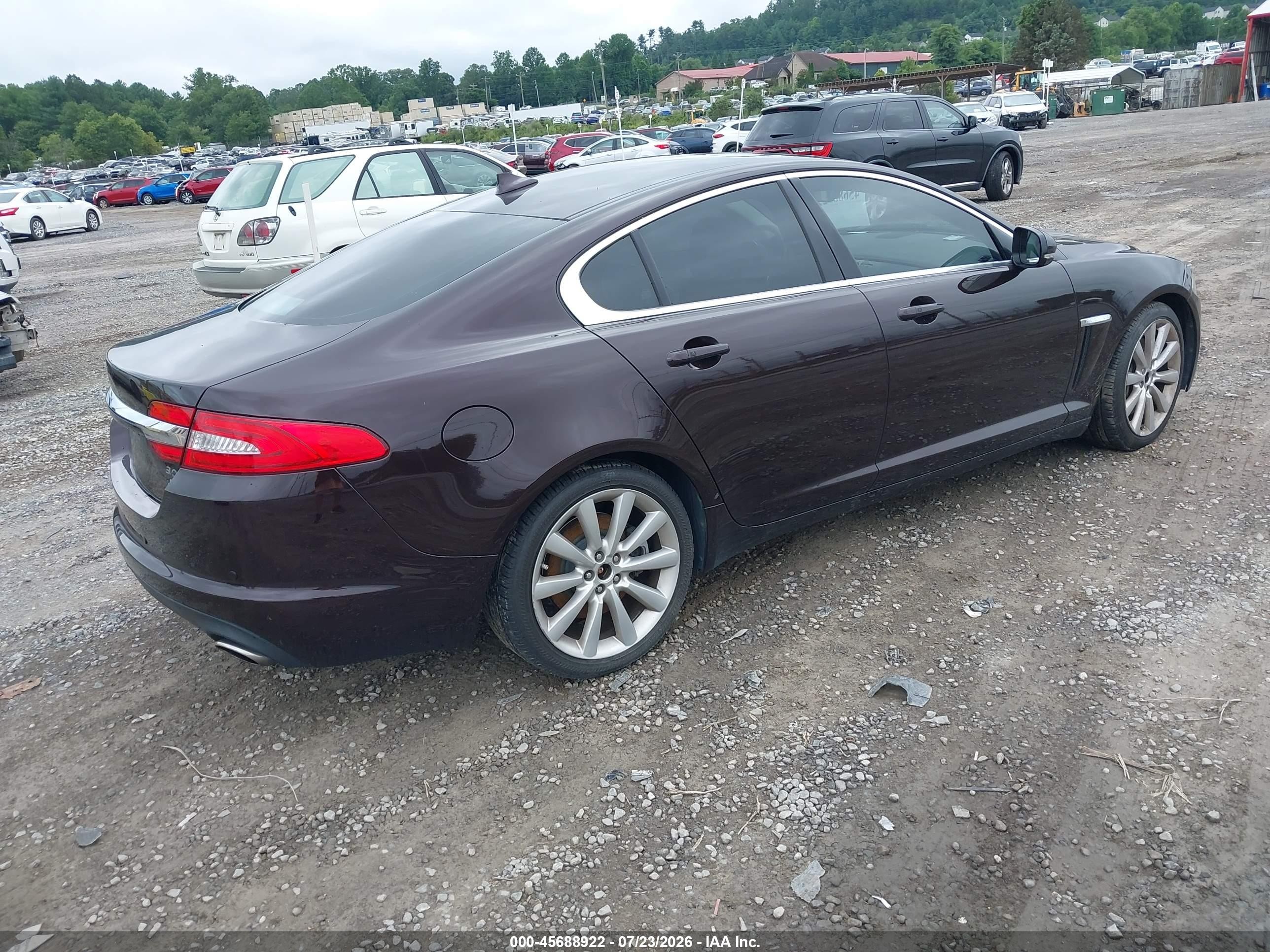 2013 Jaguar Xf V6 Sc Фиолетовый vin: SAJWA0E79D8S77607