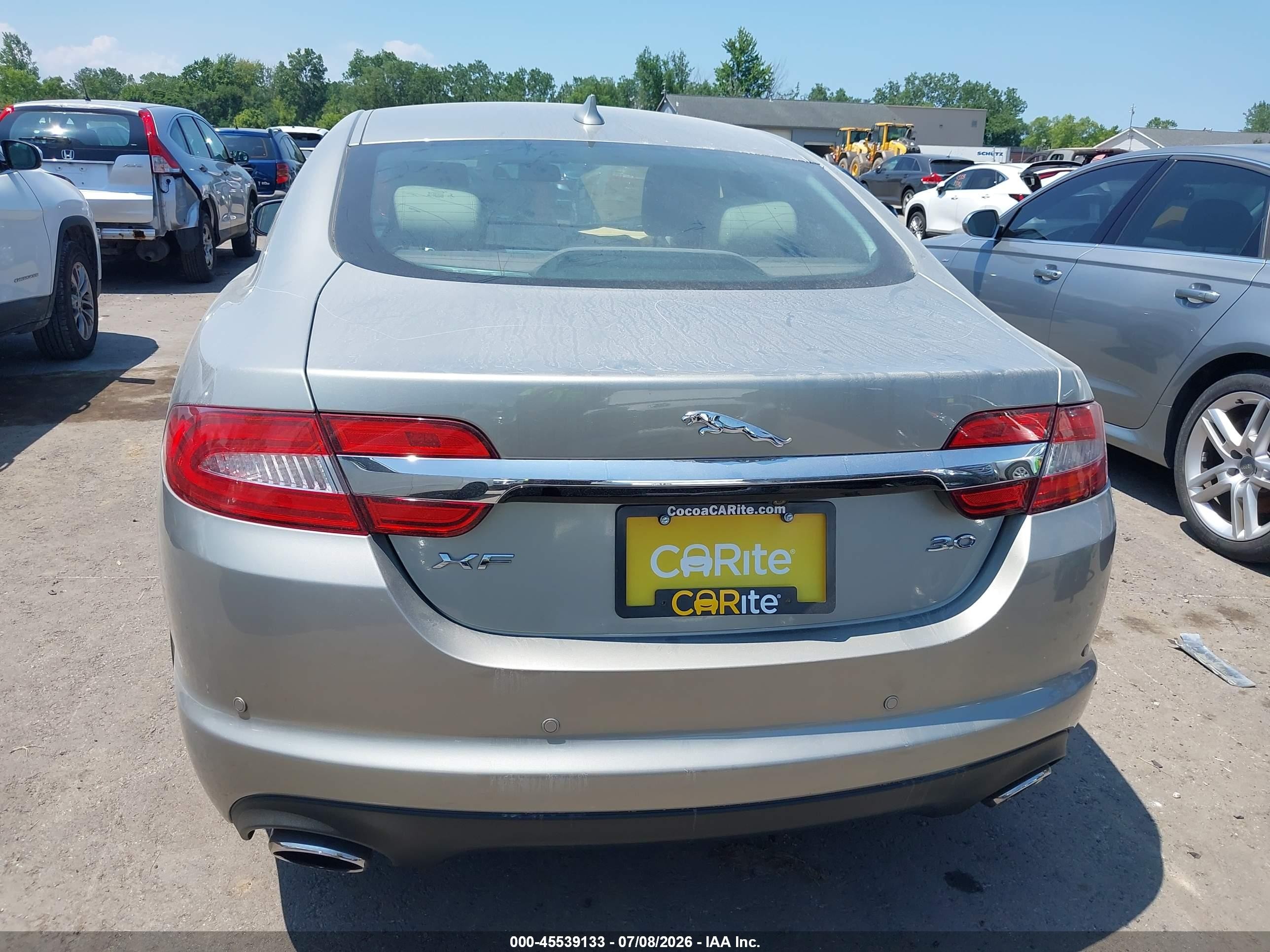 2013 Jaguar Xf V6 Sc Silver vin: SAJWA0E79D8S95668