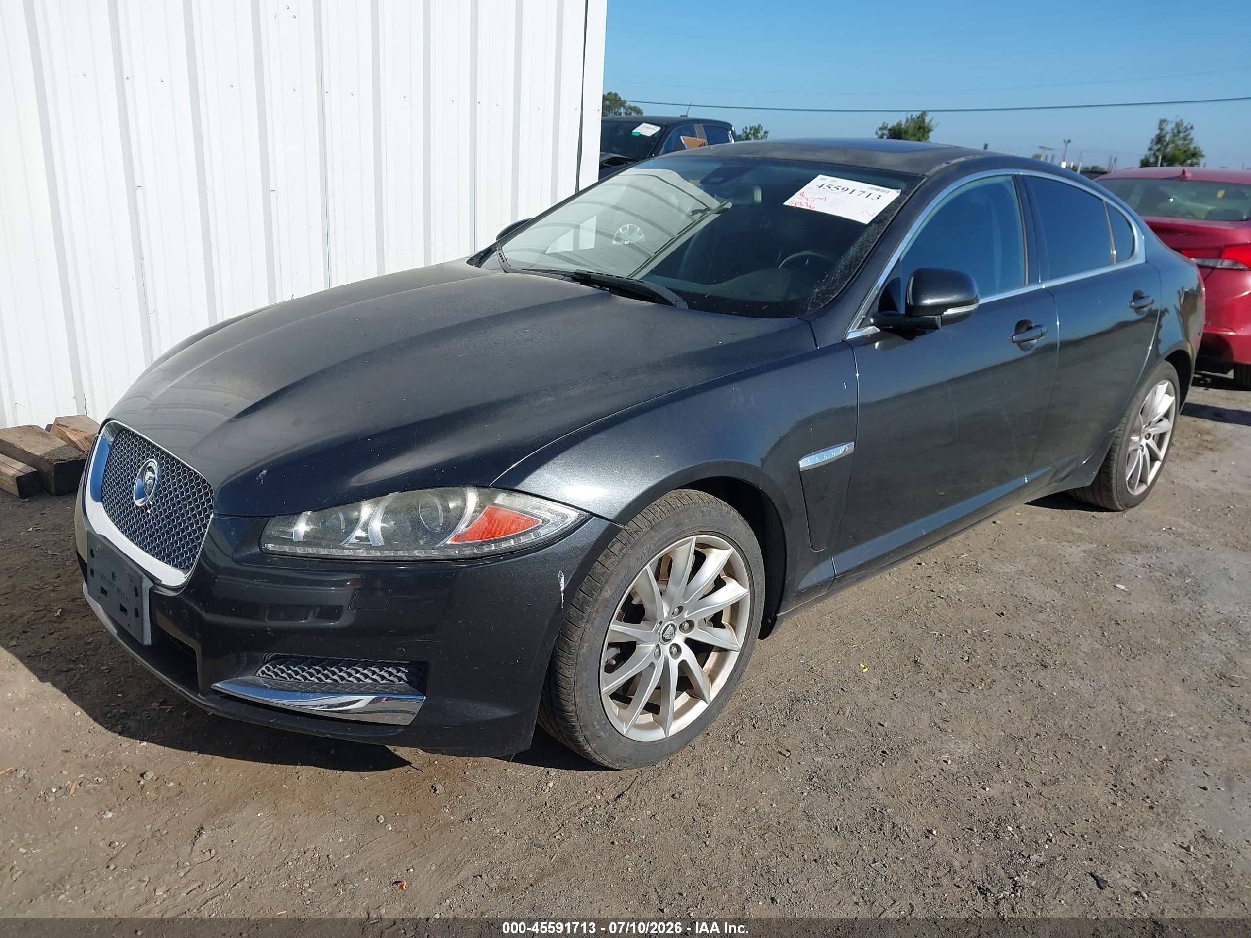 2013 Jaguar Xf I4 T Gray vin: SAJWA0ES2DPS70637