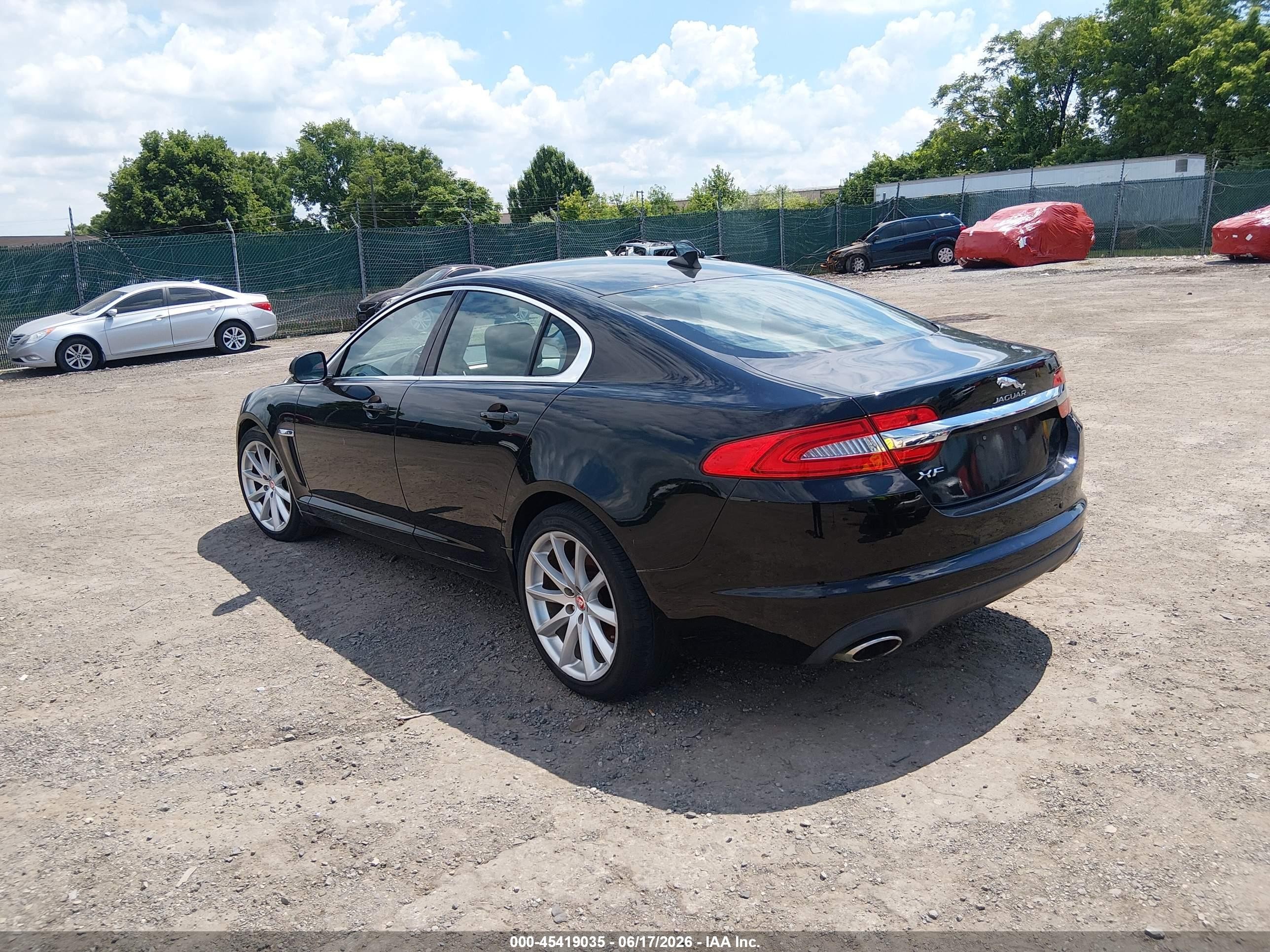 2014 Jaguar Xf I4 T Black vin: SAJWA0ES2EPU20781