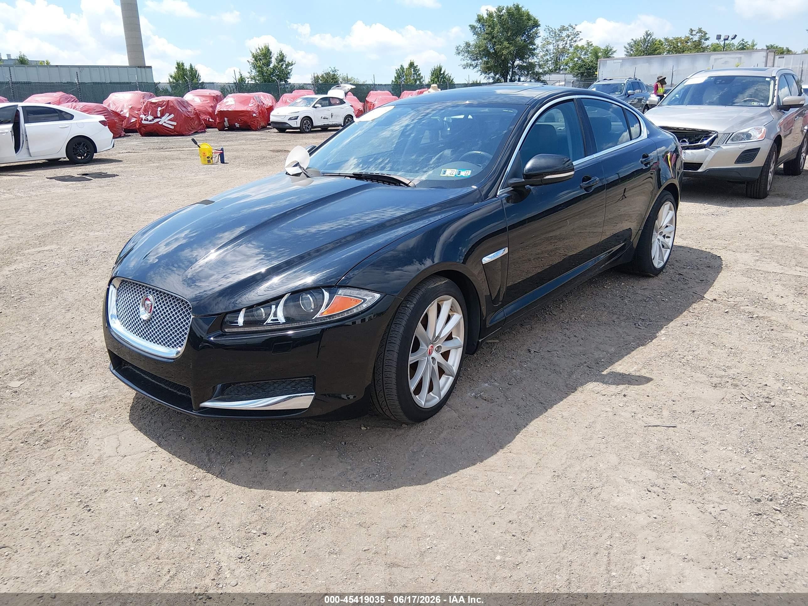 2014 Jaguar Xf I4 T Black vin: SAJWA0ES2EPU20781