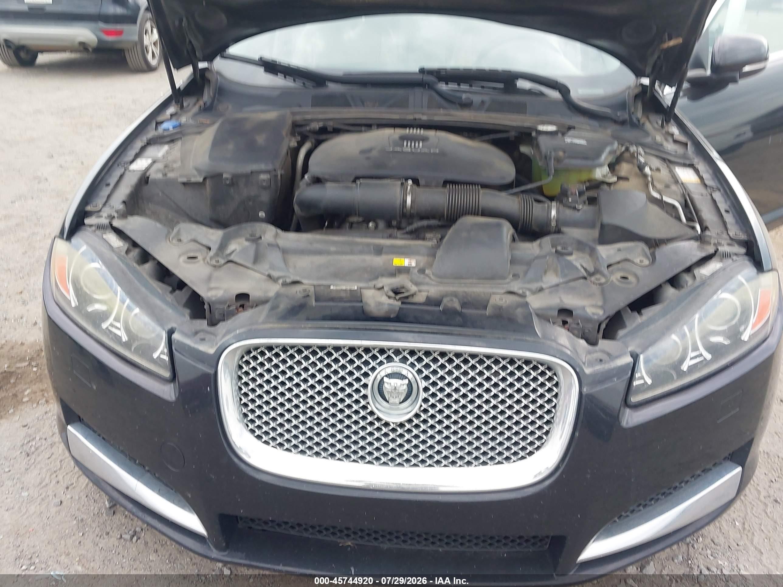 2013 Jaguar Xf I4 T Black vin: SAJWA0ES3DPU04779