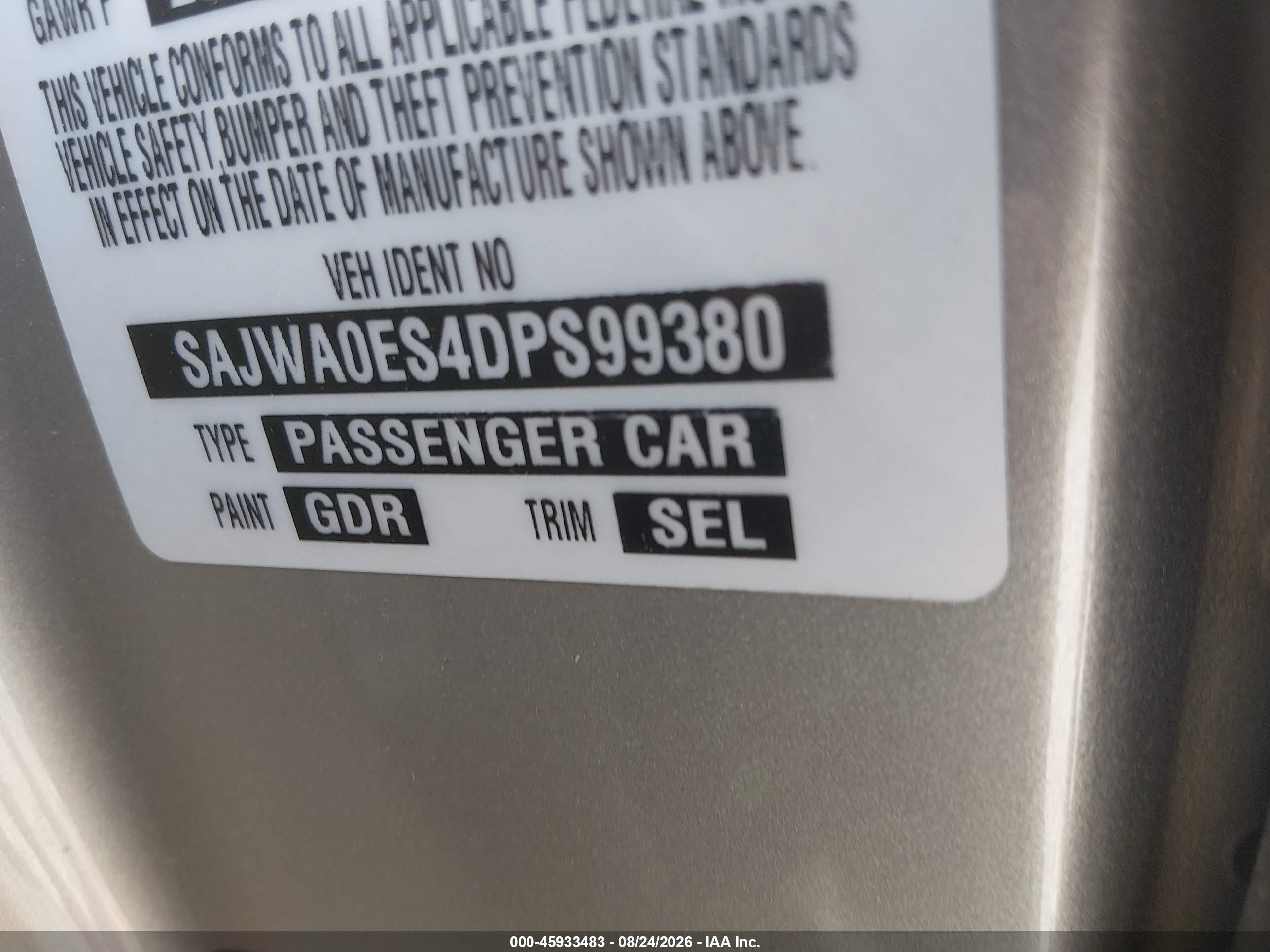 2013 Jaguar Xf I4 T Кремовый vin: SAJWA0ES4DPS99380